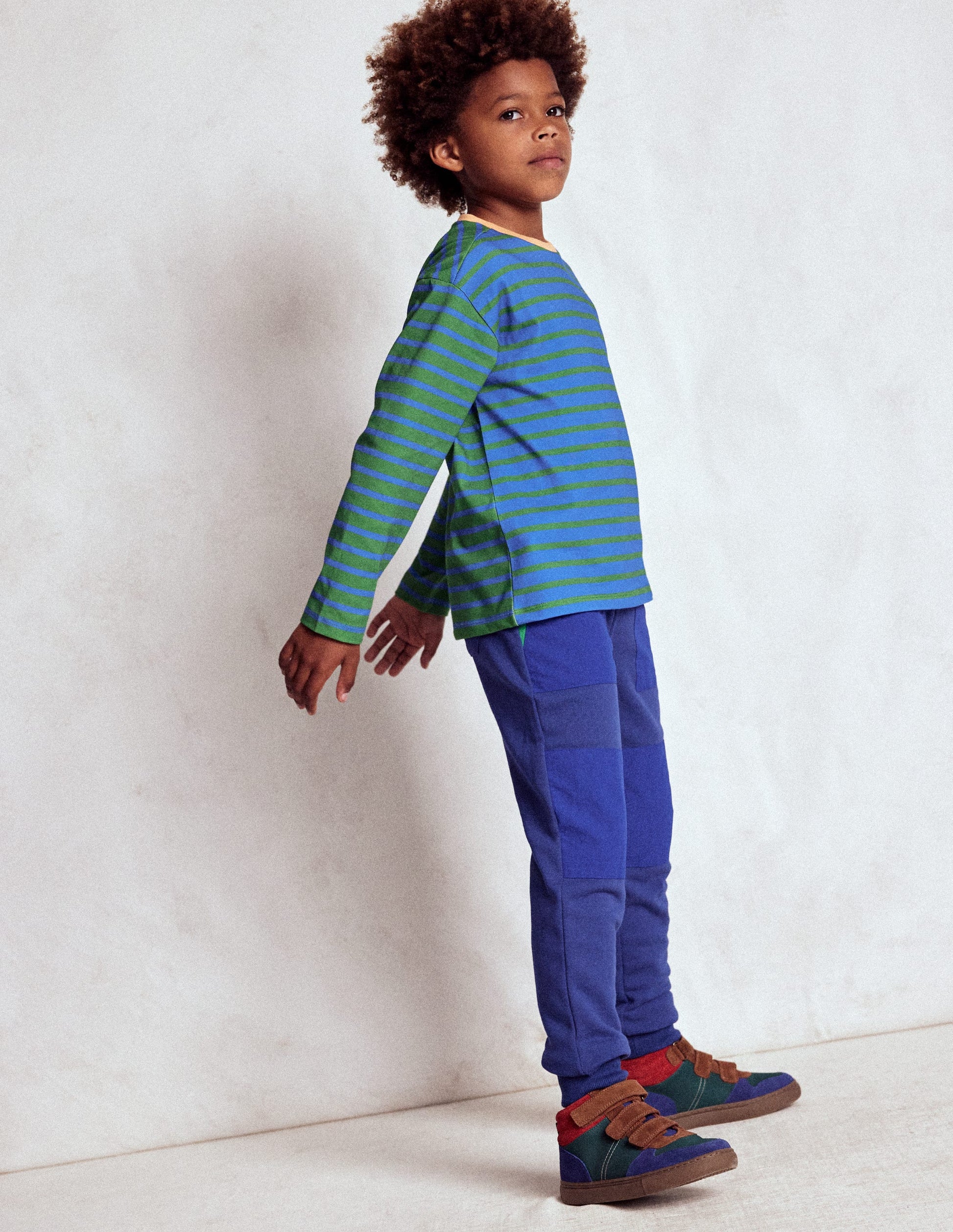 Warrior Knee Joggers-Medieval Blue-1