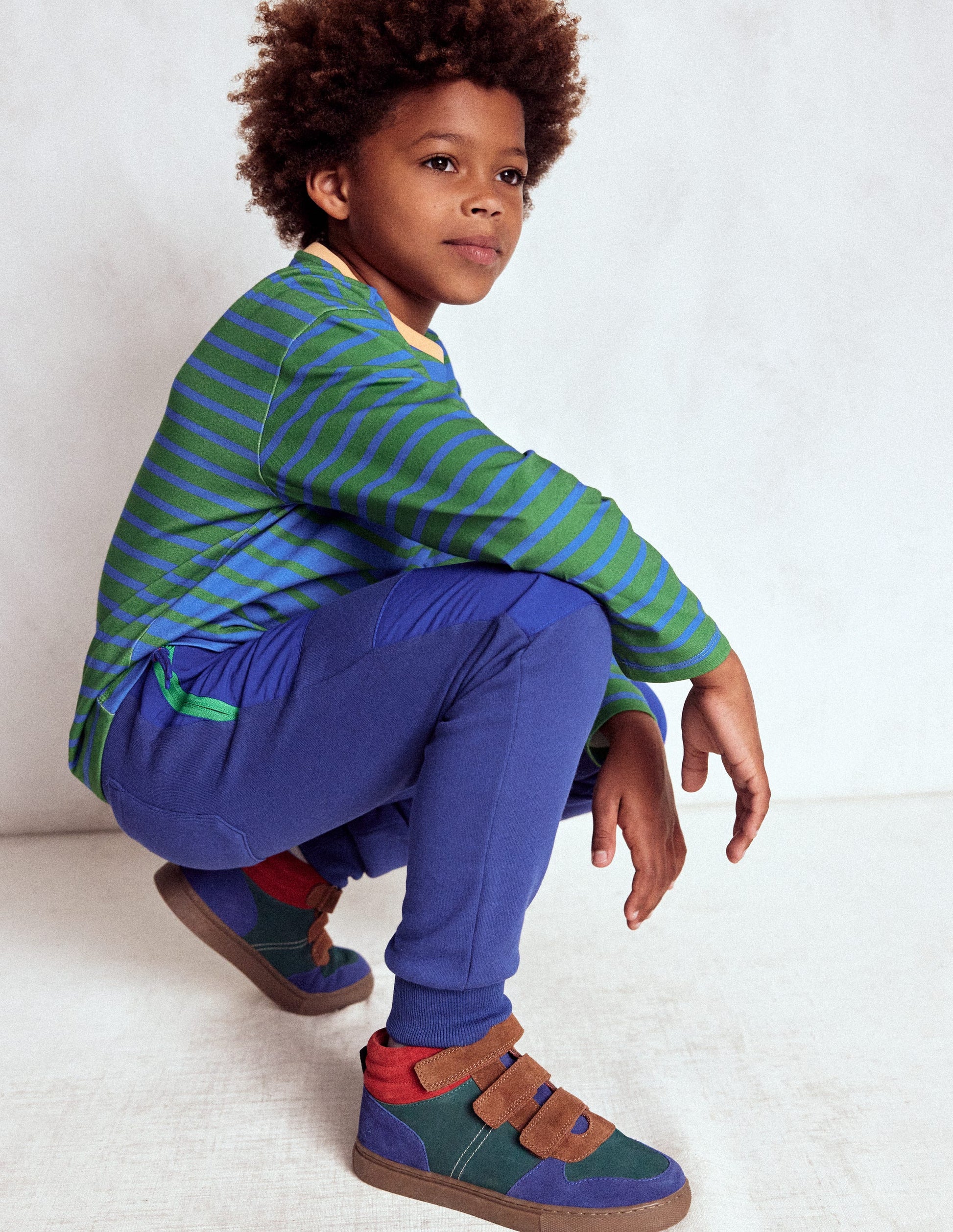 Warrior Knee Joggers-Medieval Blue-3