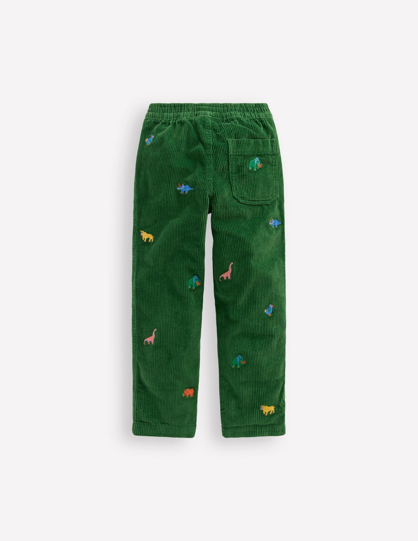 Cordhose zum Hineinschlüpfen-Prähistorische Tiere Stickerei
