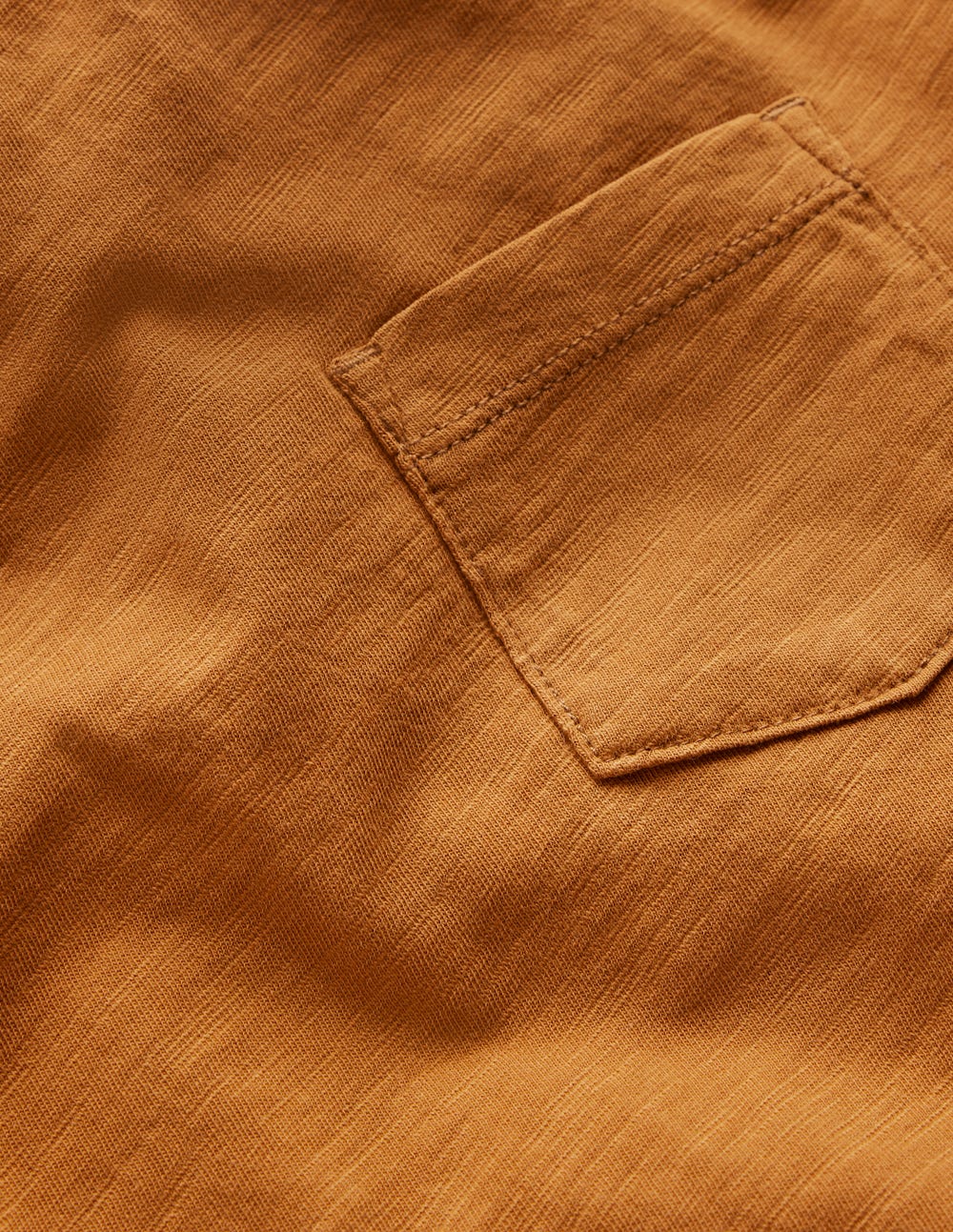 T-shirt pour tous les jours à manches longues-Marron caramel