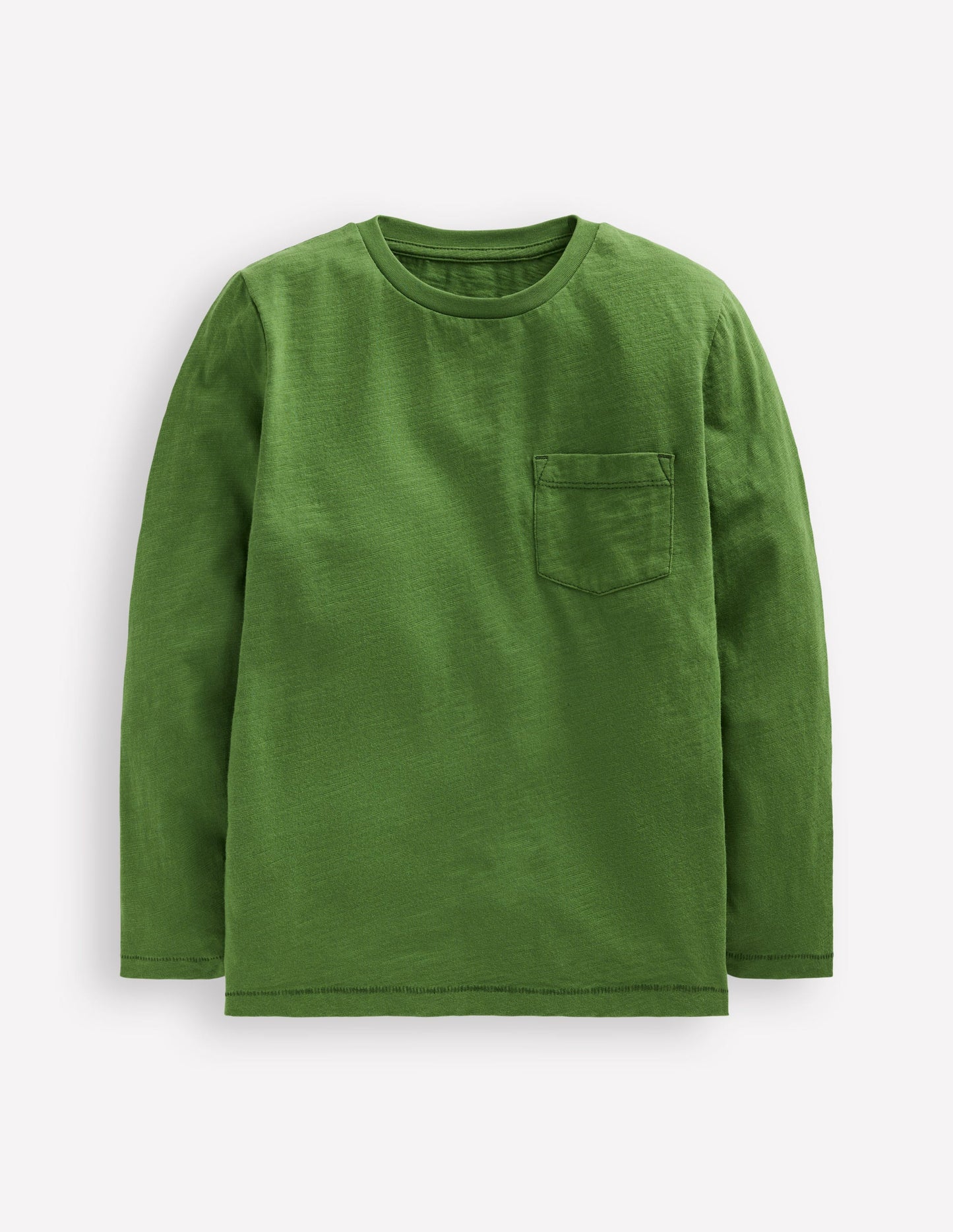 Langärmliges T-Shirt für den Alltag-Brokkoligrün