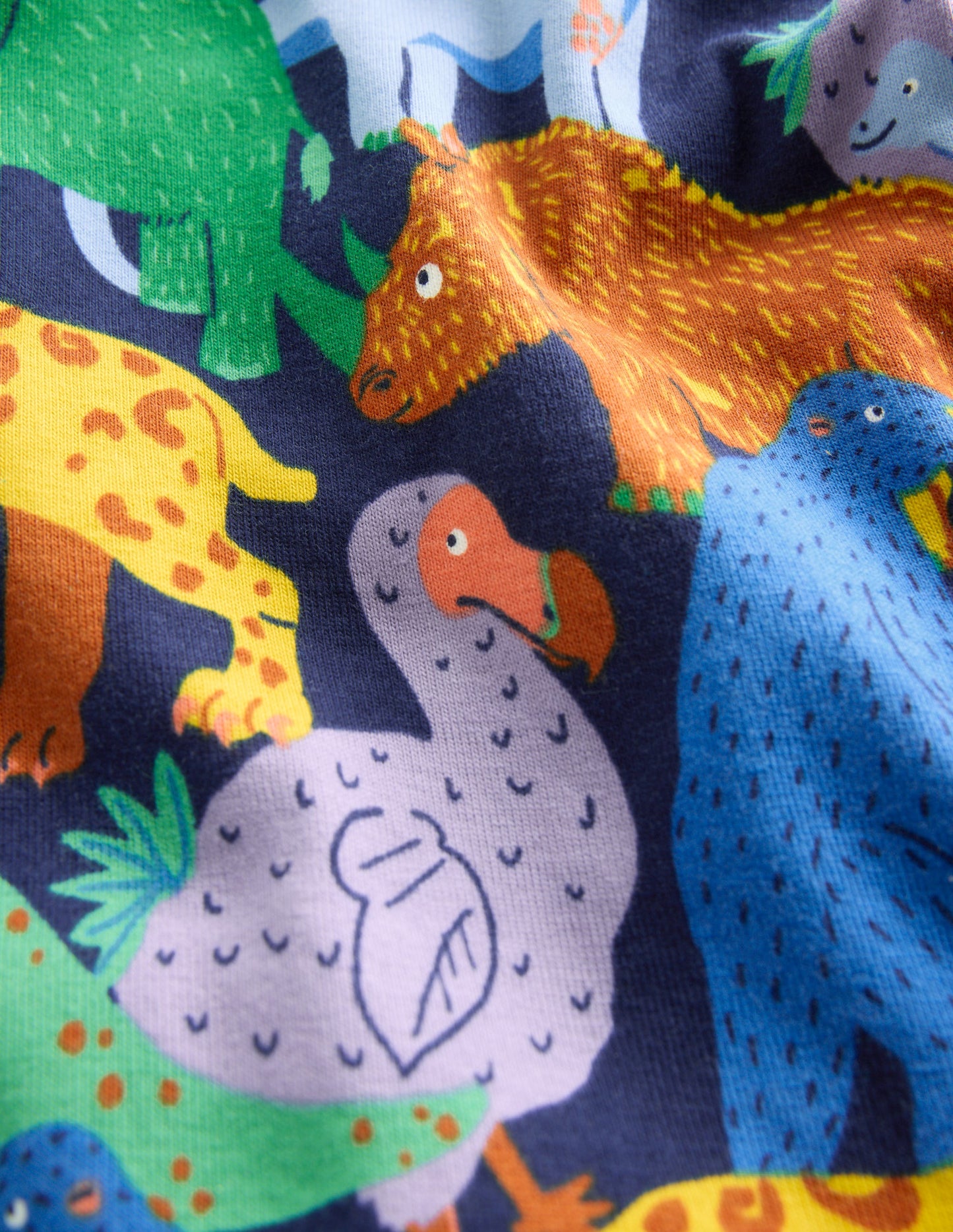 Snug Twin Pack Pyjamas-Prehistoric Animals and Stripe