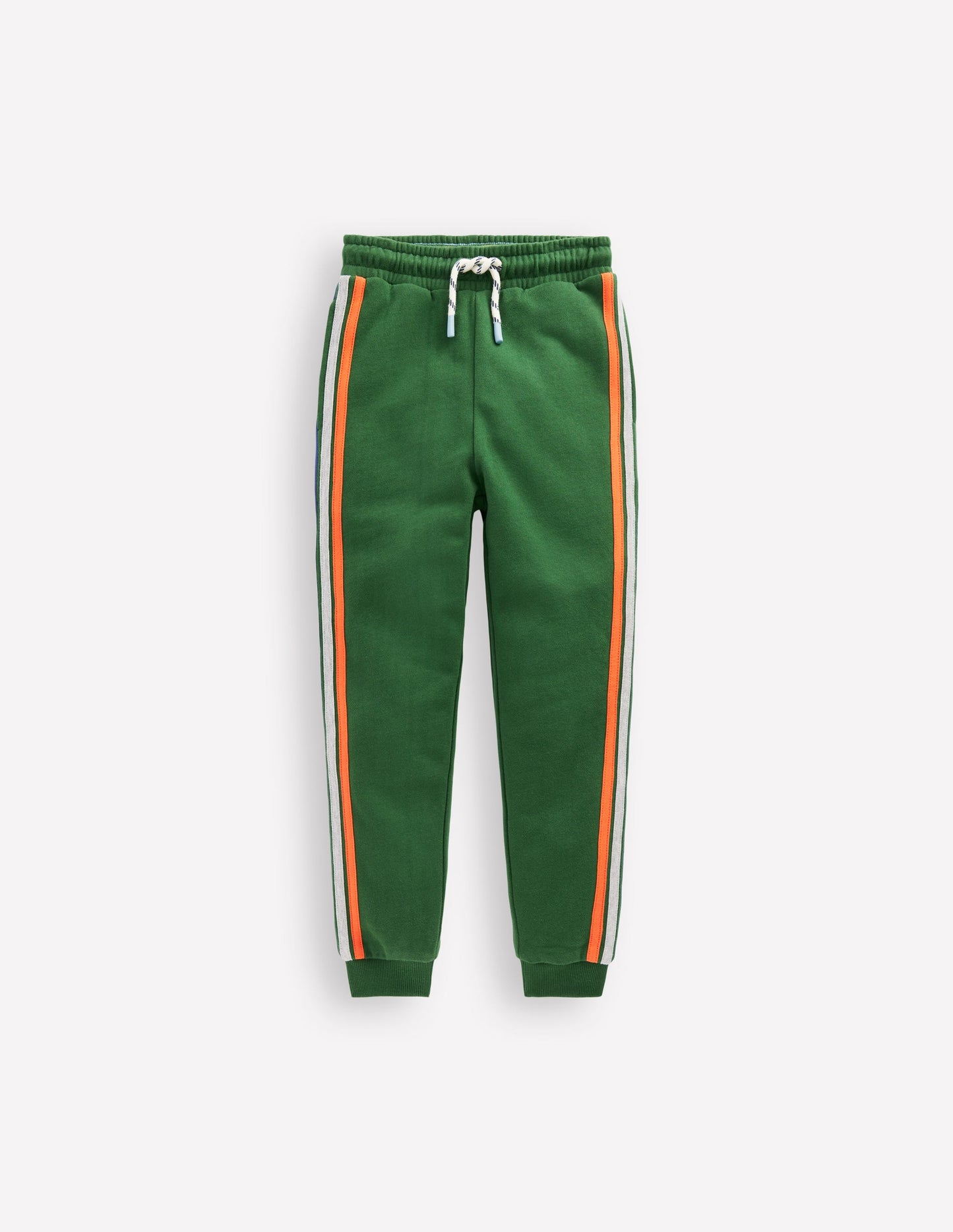 Jogginghose mit Streifen in Regenbogenfarben-Kieferngrün