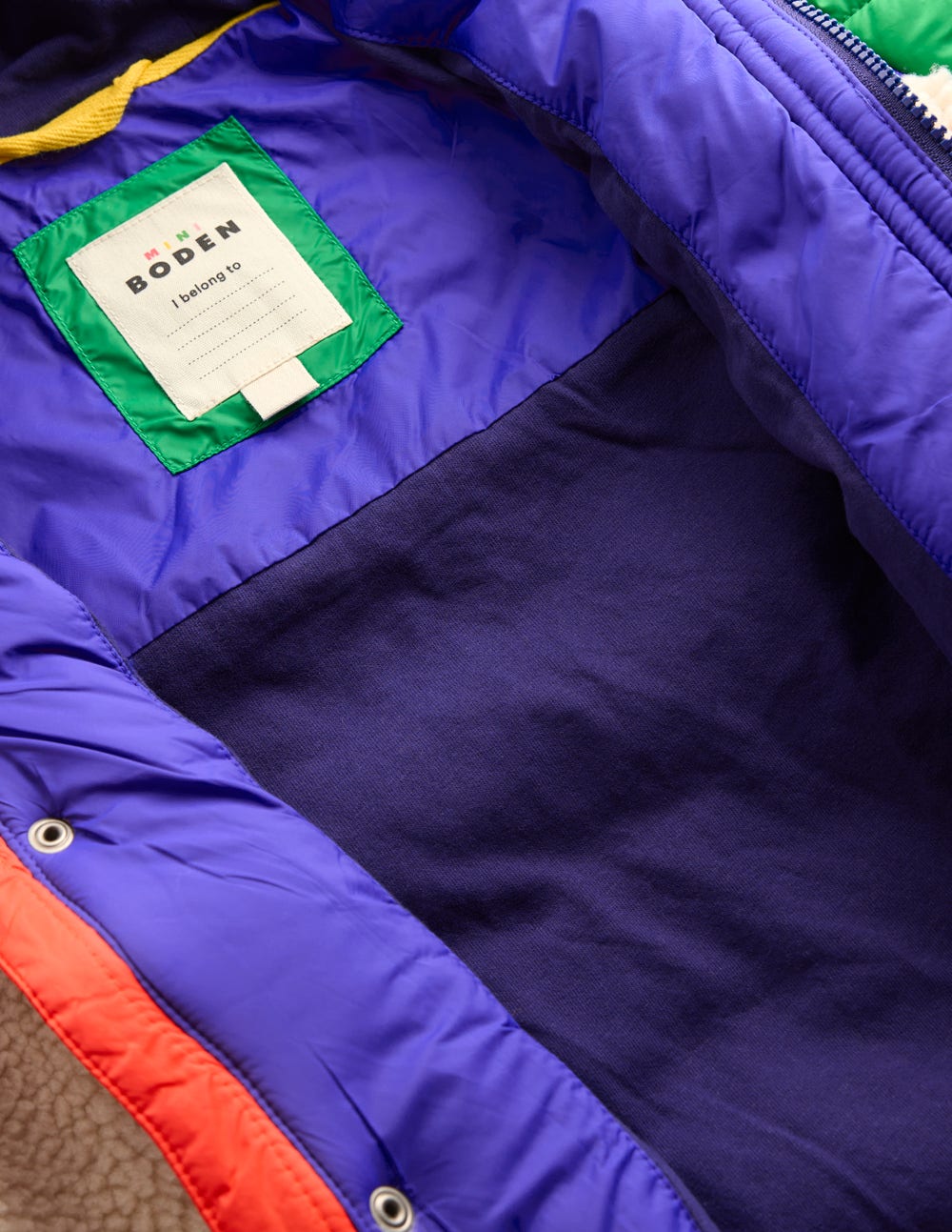 Steppjacke mit Teddyfell-Natur, Borg