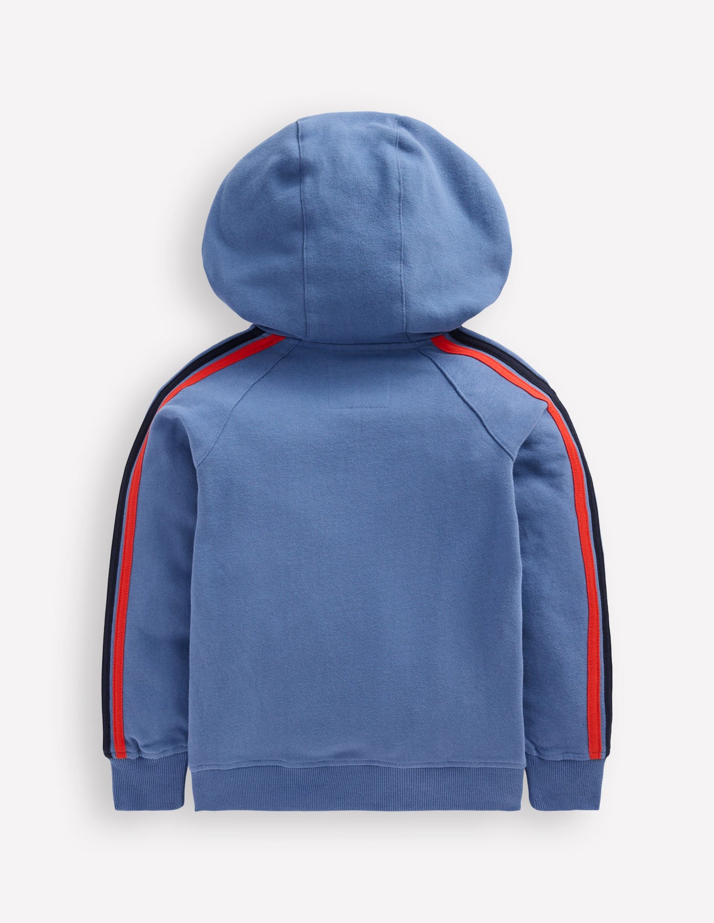 Regenbogen-Kapuzenjacke-Flussblau
