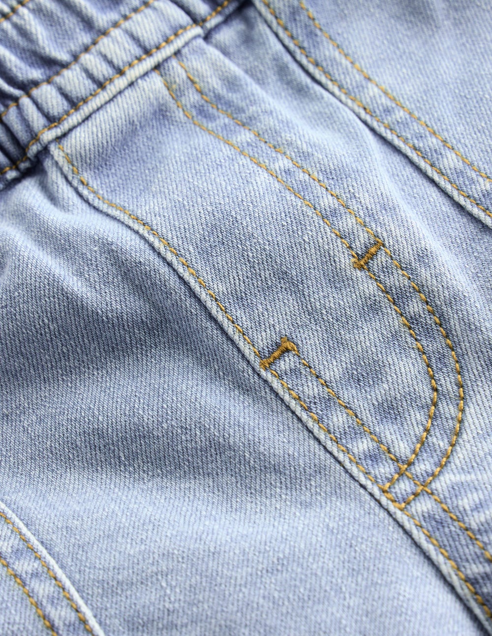 Jeanshose zum Hineinschlüpfen-Helle Waschung