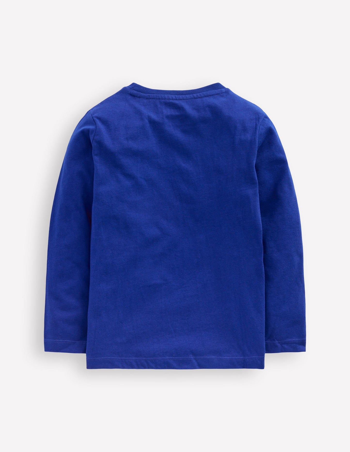 Langarmshirt mit Superstitch-Design-Saphirblau Mammut