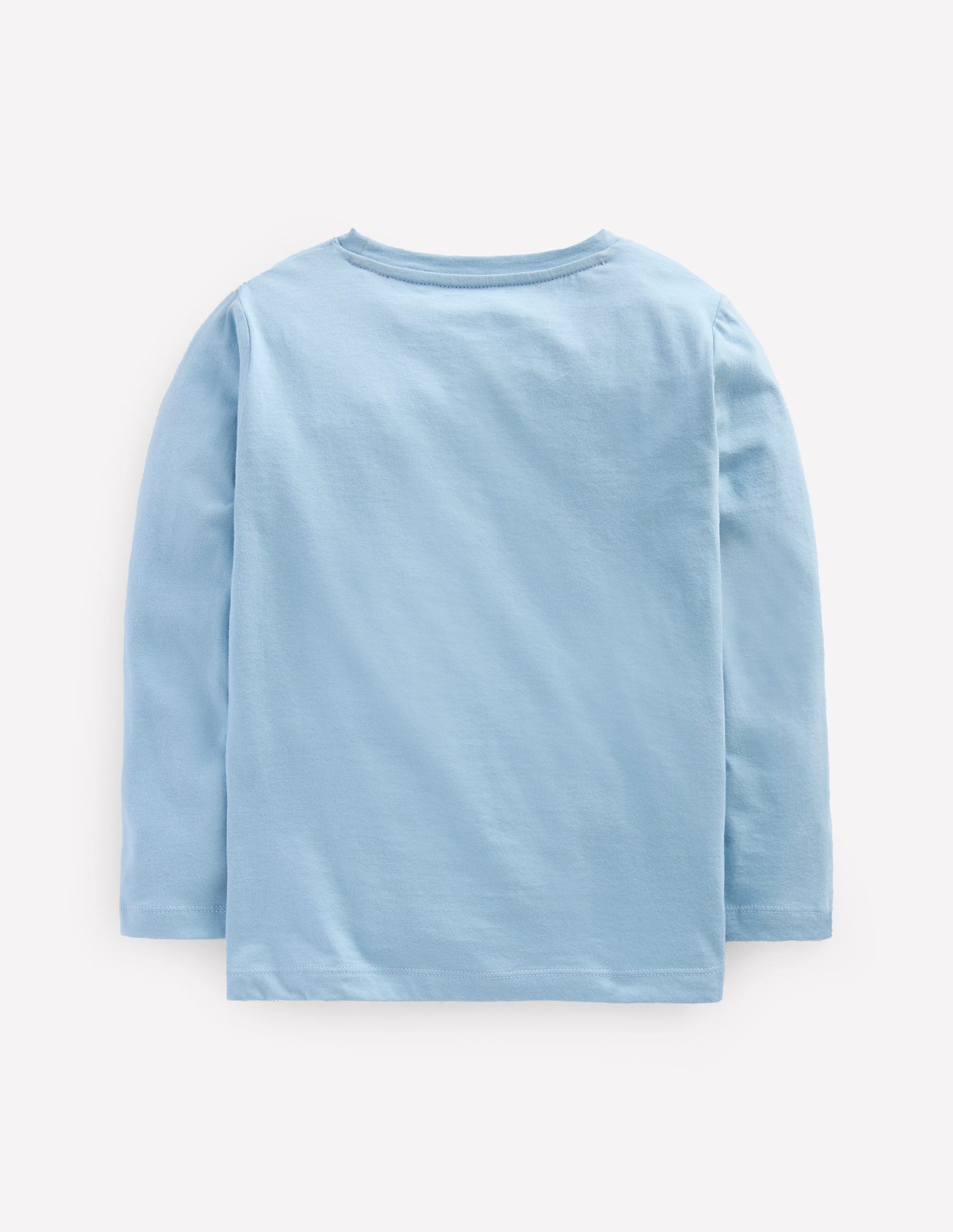 Langarmshirt mit Druck-Gletscherblau Prähistorisch