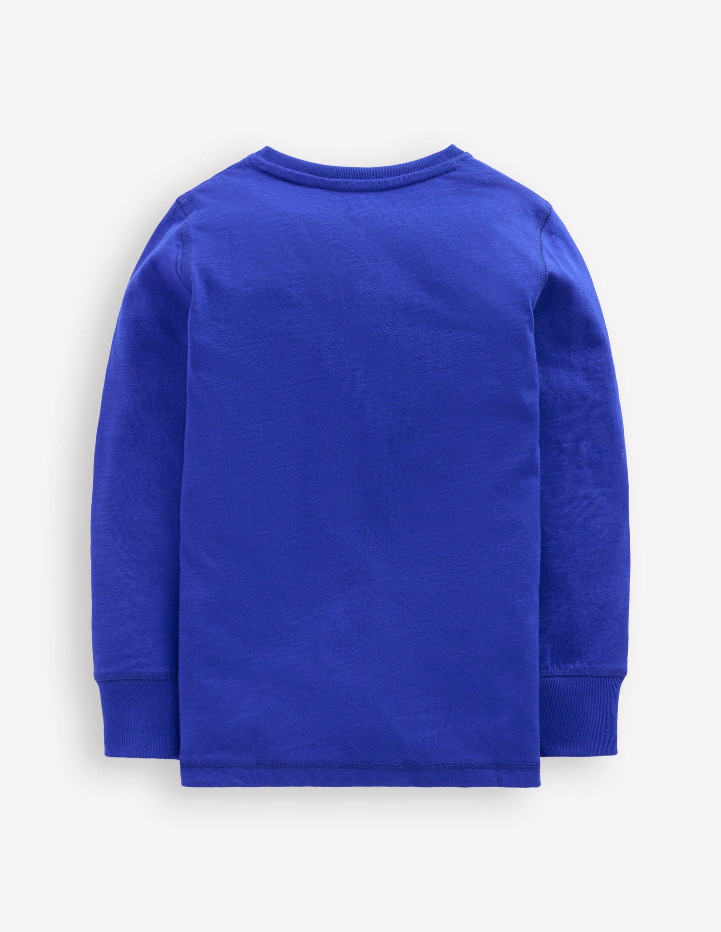 Henley-T-Shirt für den Alltag-Leuchtendes Blau