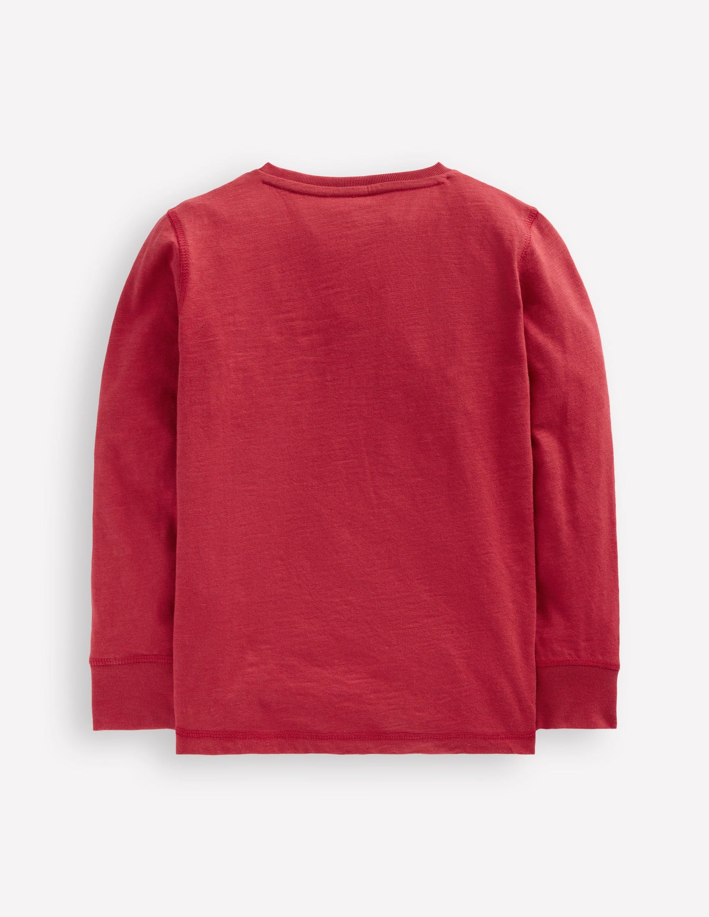 Henley-T-Shirt für den Alltag-Granatapfelrot