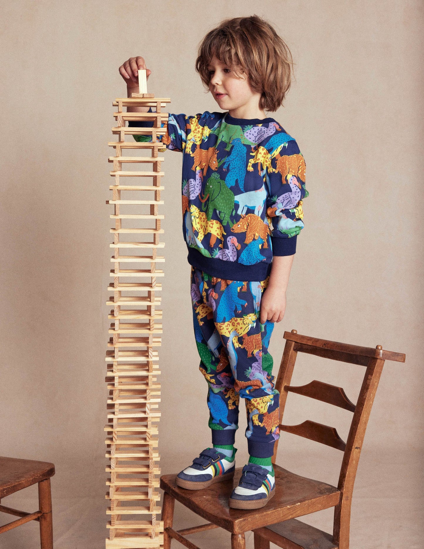 Sweat imprimé pour tous les jours-Animaux préhistoriques