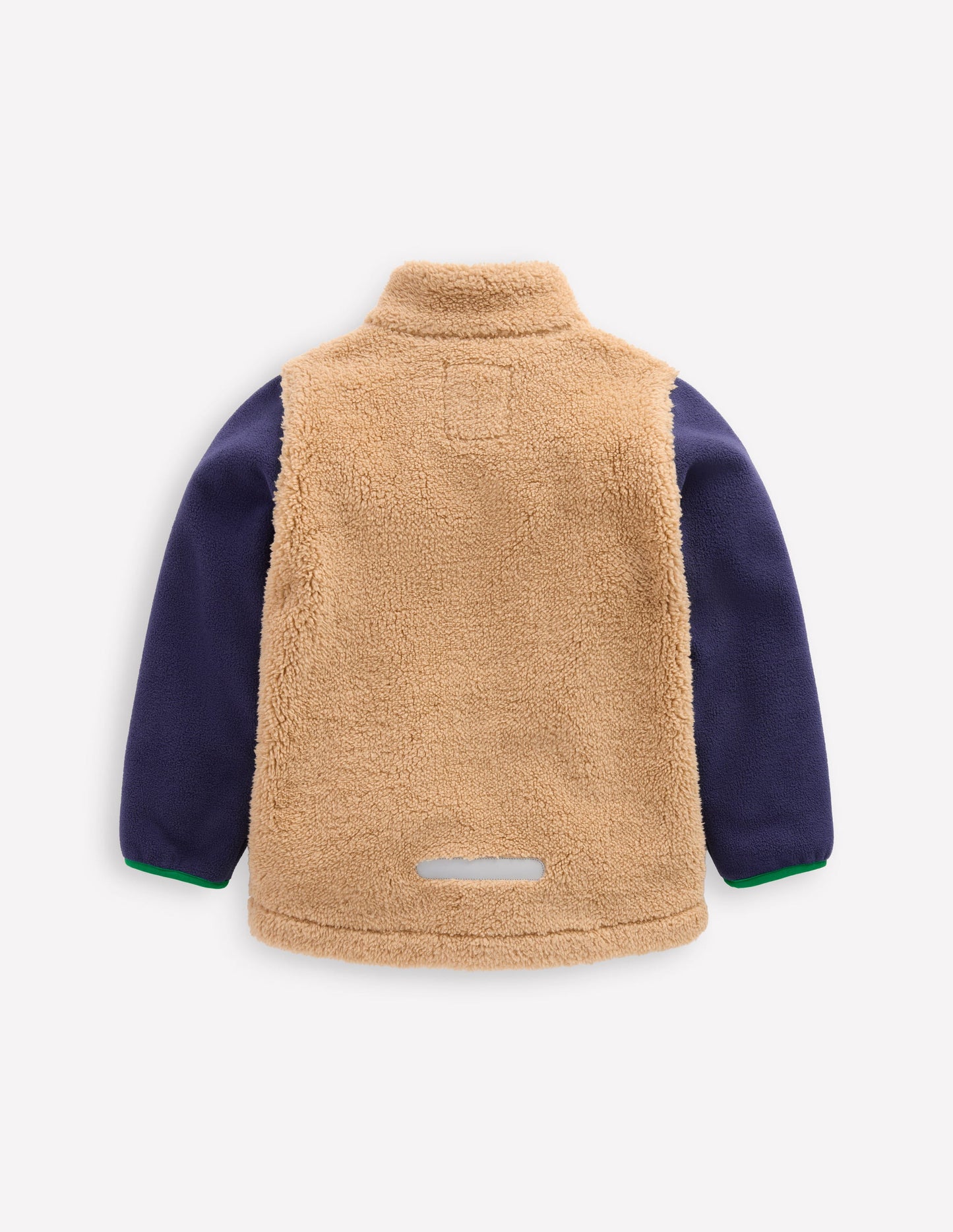 Kuschelige, winddichte Fleecejacke-Sand