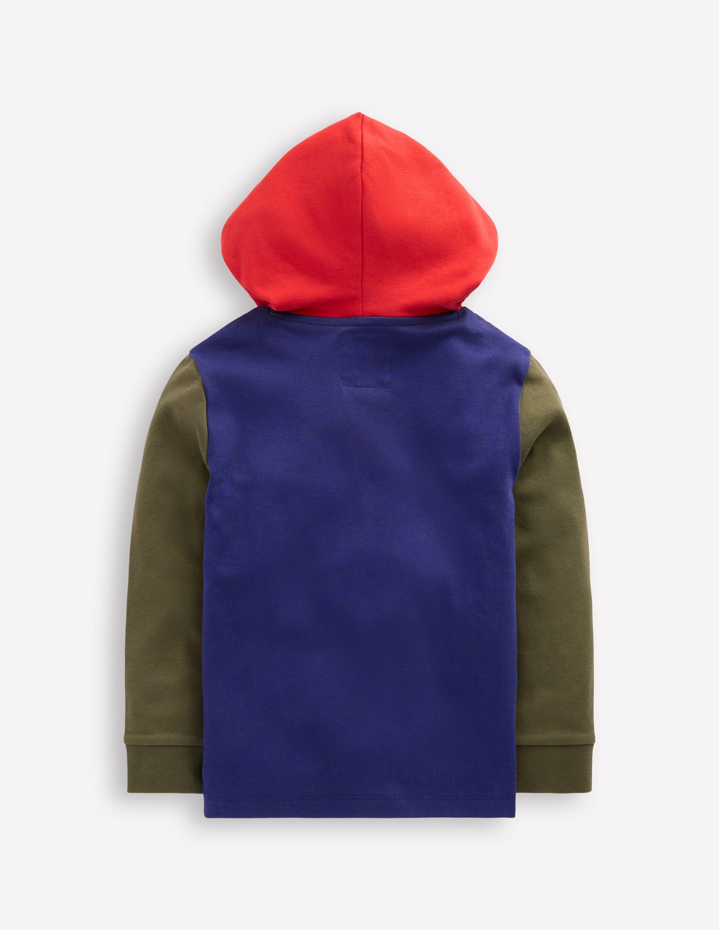 Mittelschwerer Kapuzenpullover-Steuerbordblau/Waldgrün