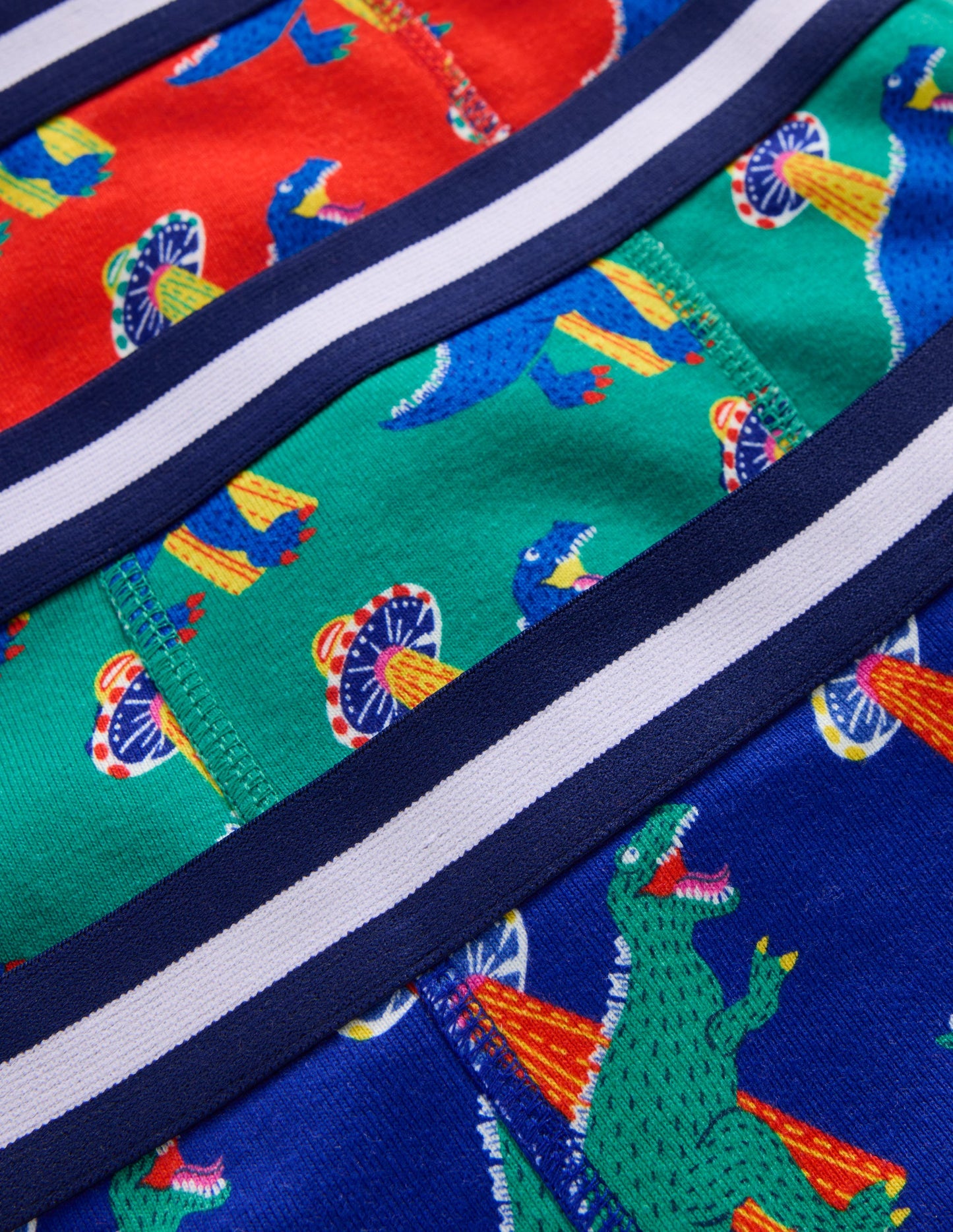 Boxershorts im 5er-Pack-Bunt Dino/Streifen