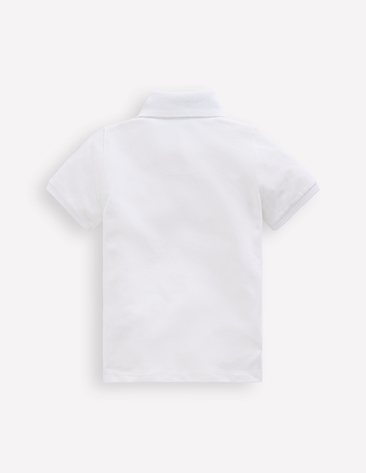 Polo en piqué-Blanc