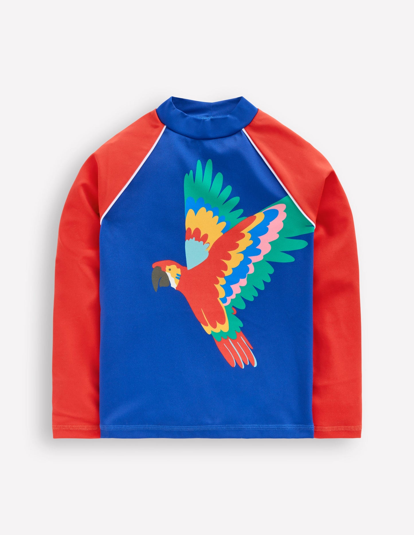 Rash Top mit Logo-Bunt Regenbogen Papagei