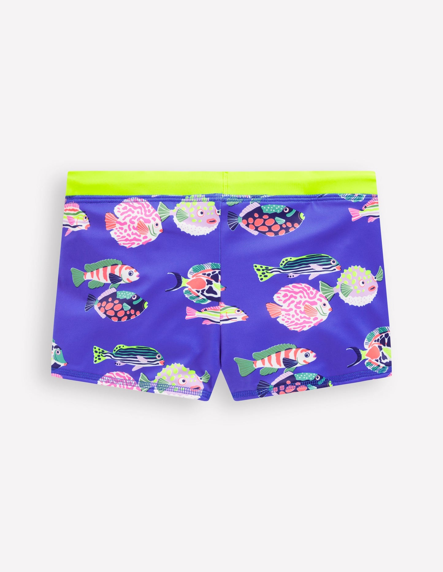 Badehose-Blaureiher Fisch