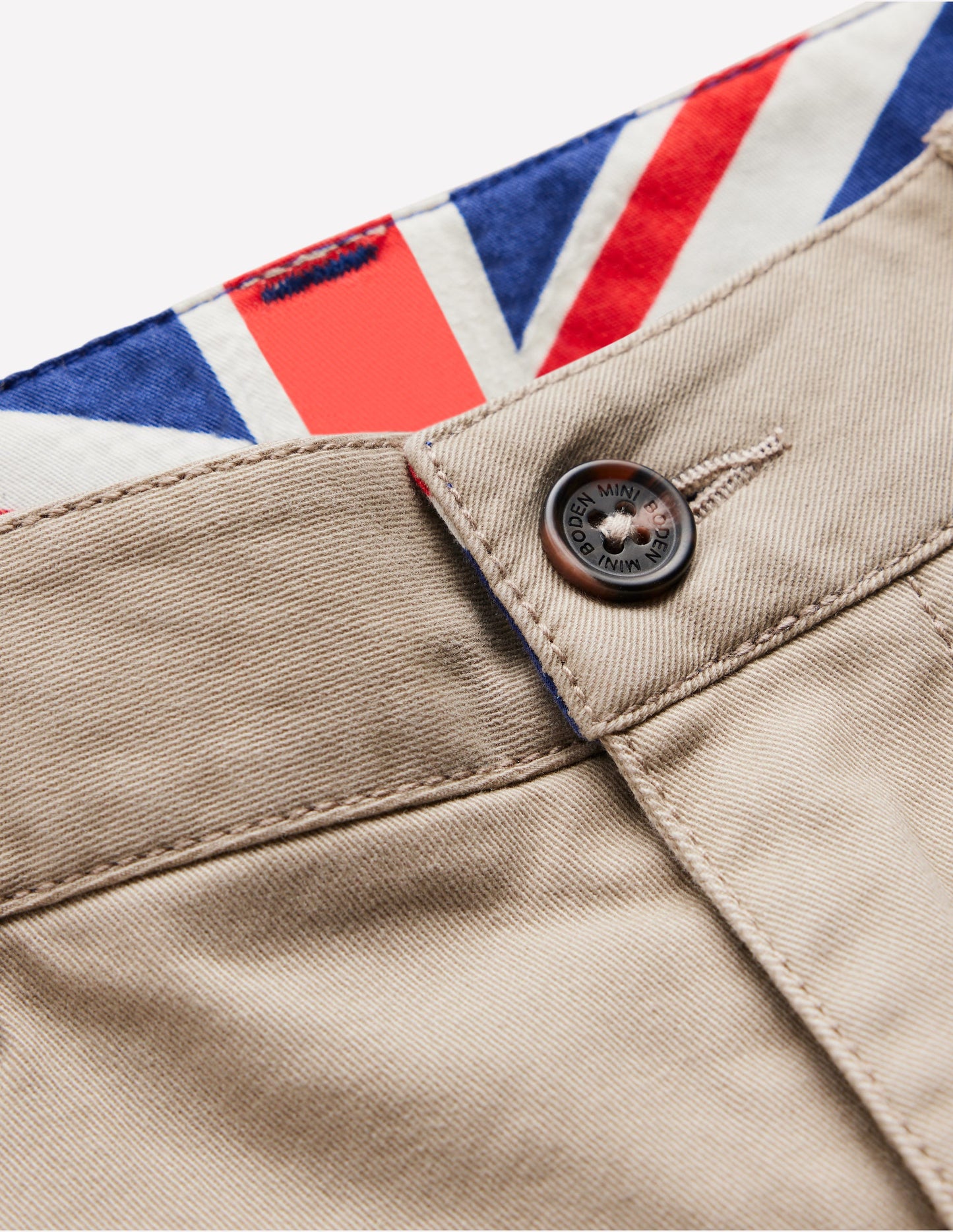 Klassische Chino-Shorts-Klassisches Hellbraun