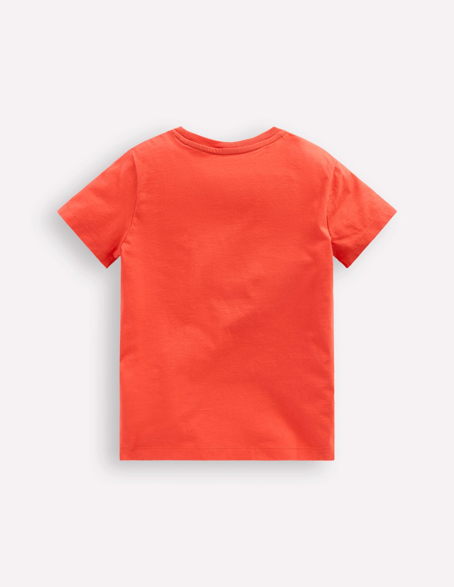T-Shirt mit Reißverschlussapplikation-Ofenorange Krokodil
