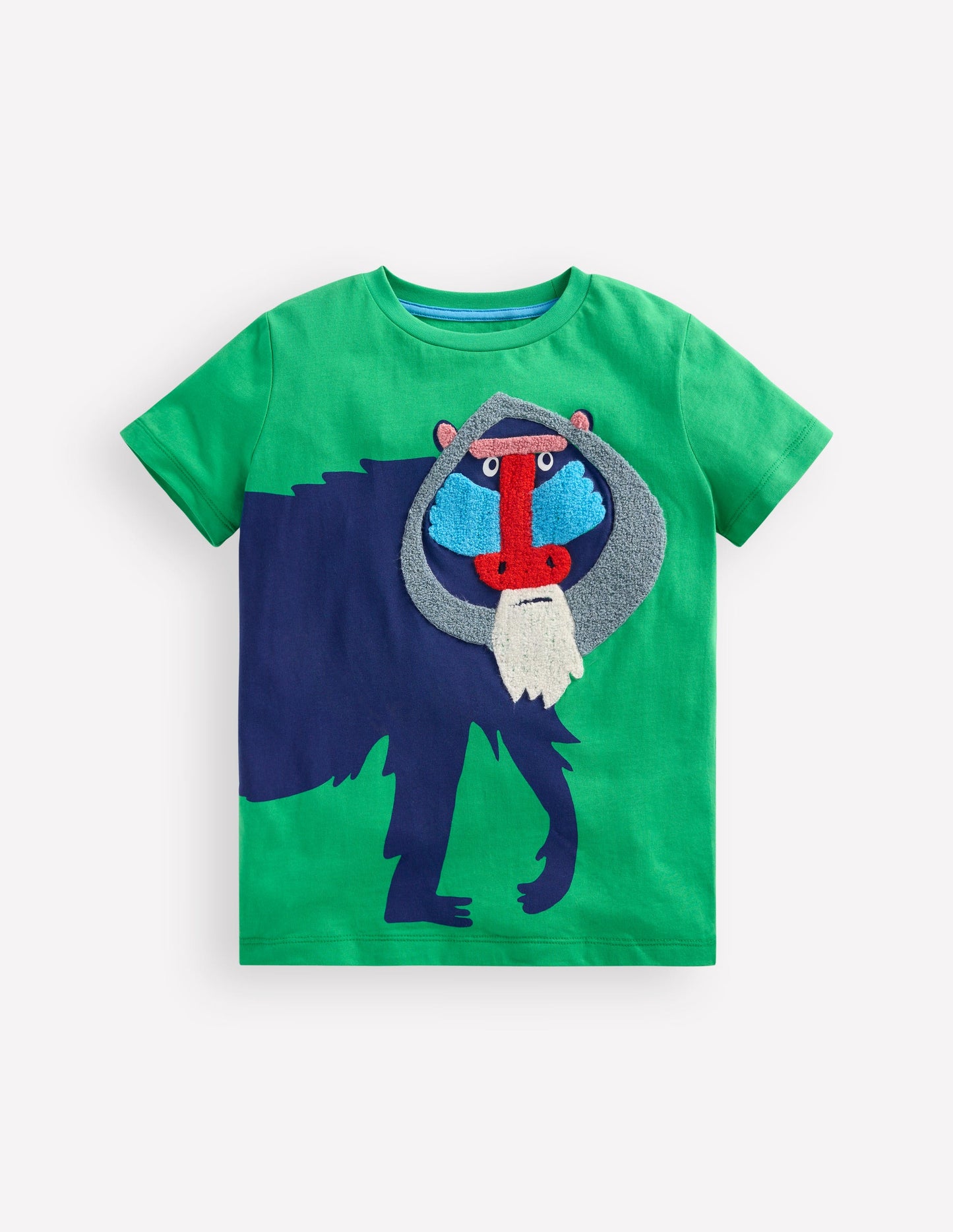 Lustiges T-Shirt mit Grafik-Blassgrün Pavian