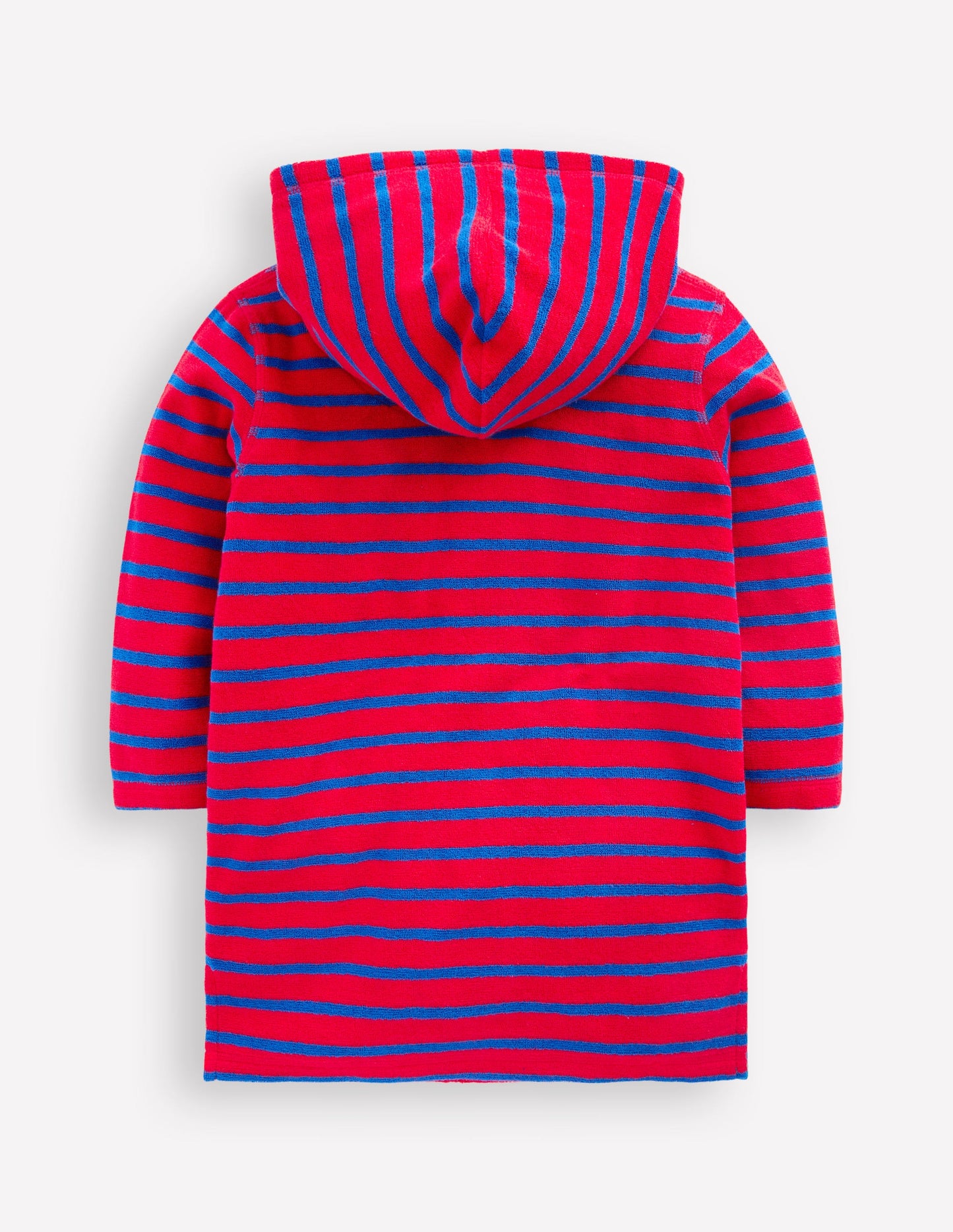 Frottee-Badeponcho mit Applikation-Galerie-Blau/Mohnblumenrot Krokodil