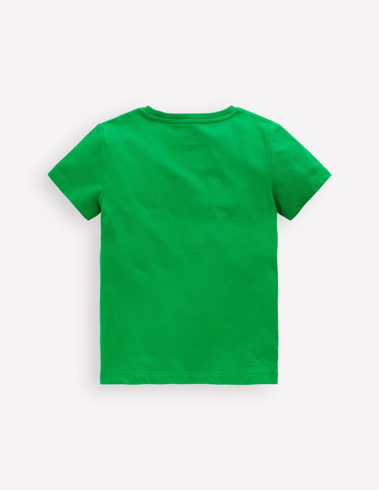 Bouclé-T-Shirt-Grün Baufahrzeuge
