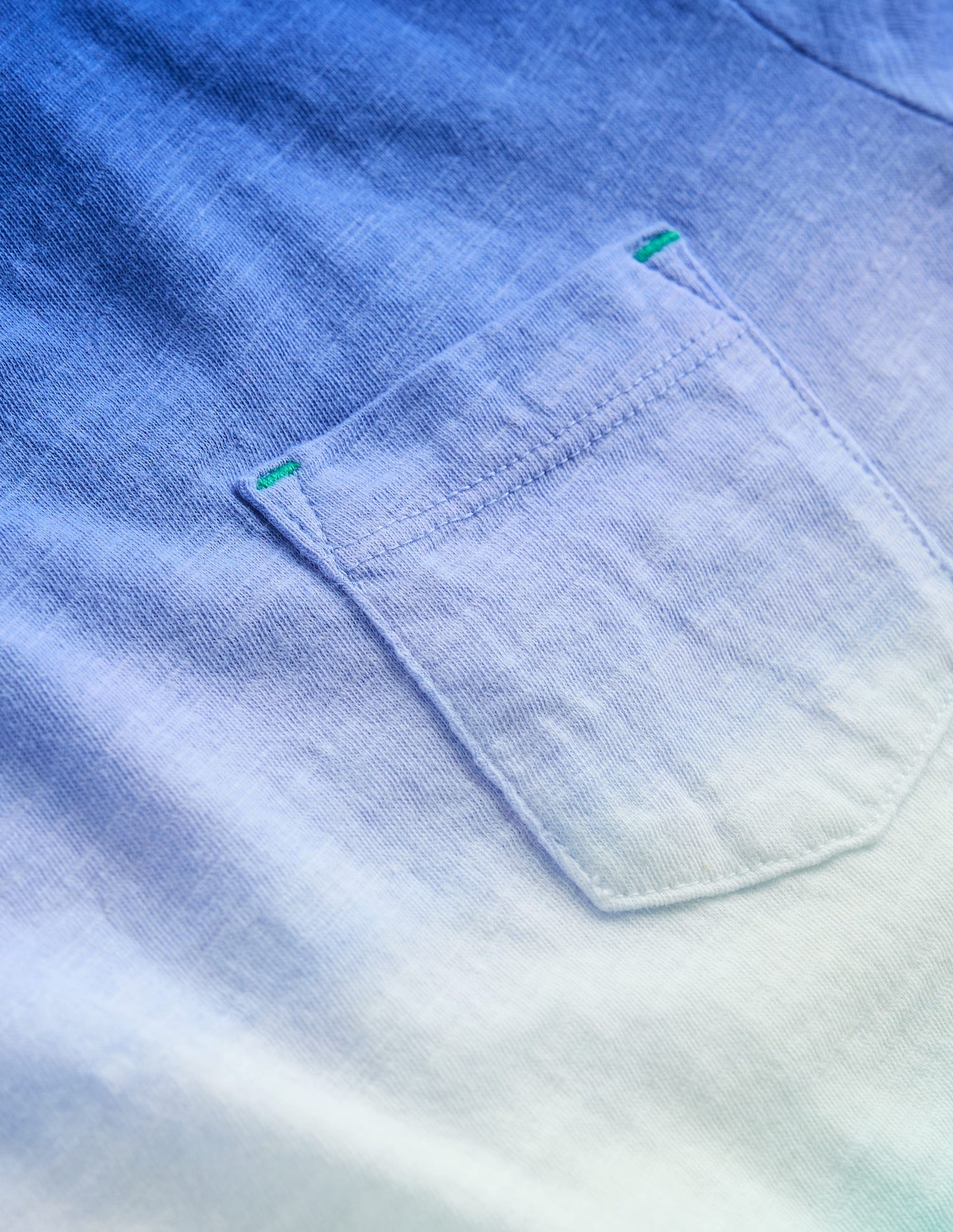 T-Shirt mit Batikmuster-Leuchtendes Blau/Aquamarinblau