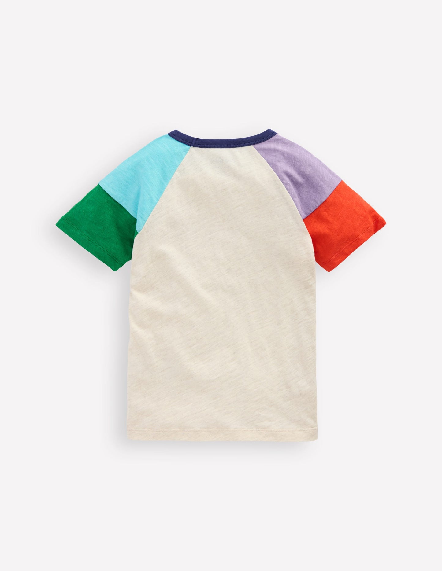T-Shirt mit Raglanärmeln-Beige