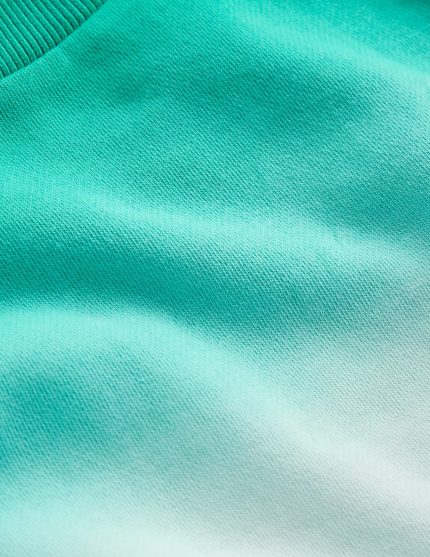 Batik-Sweatshirt-Leuchtendes Blau/Aquamarinblau