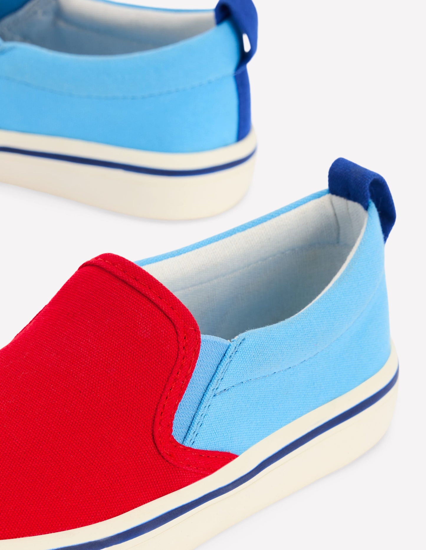 Canvas-Schuhe zum Hineinschlüpfen-Sanftes Bunt