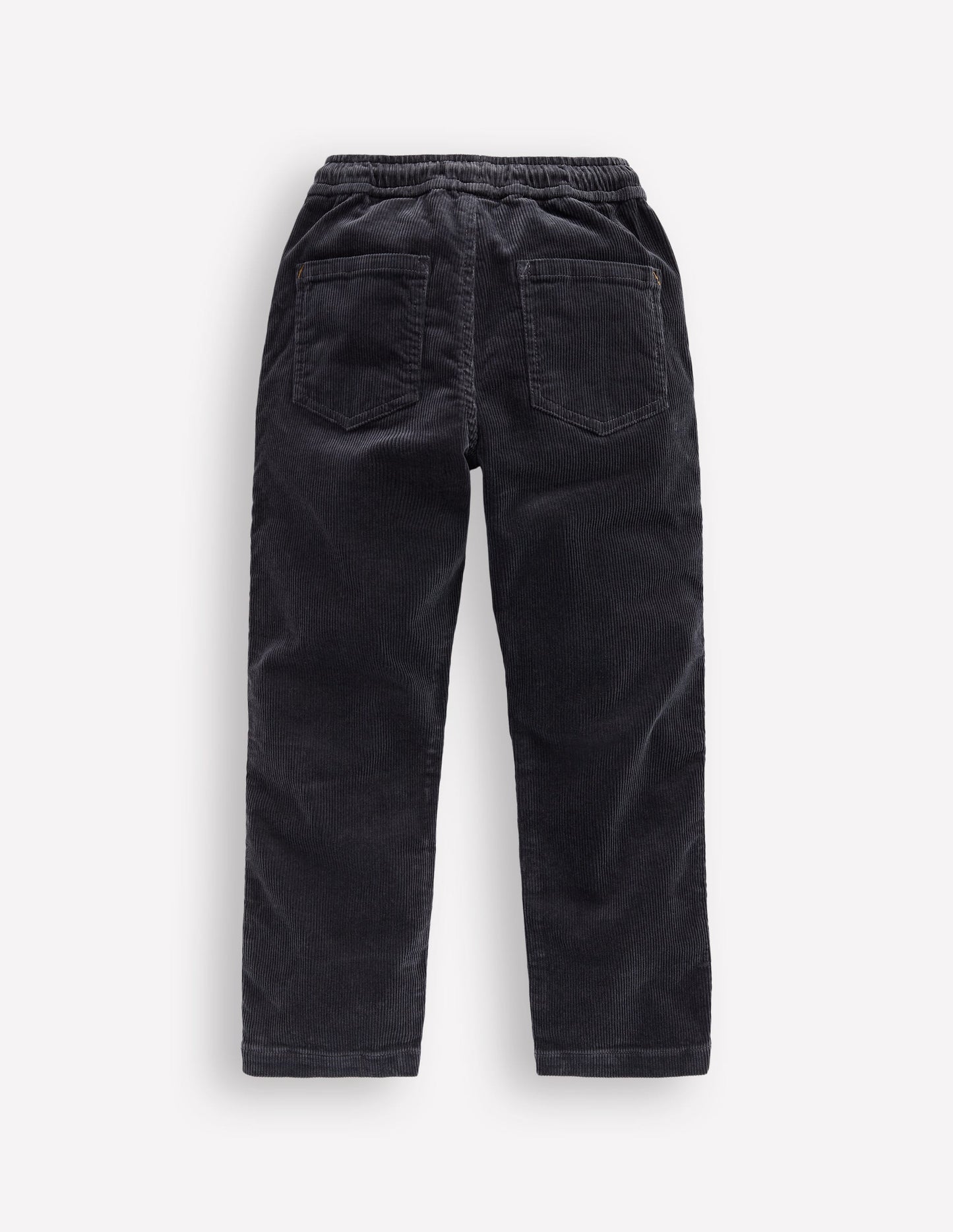 Pantalon slim à enfiler-Velours côtelé anthracite