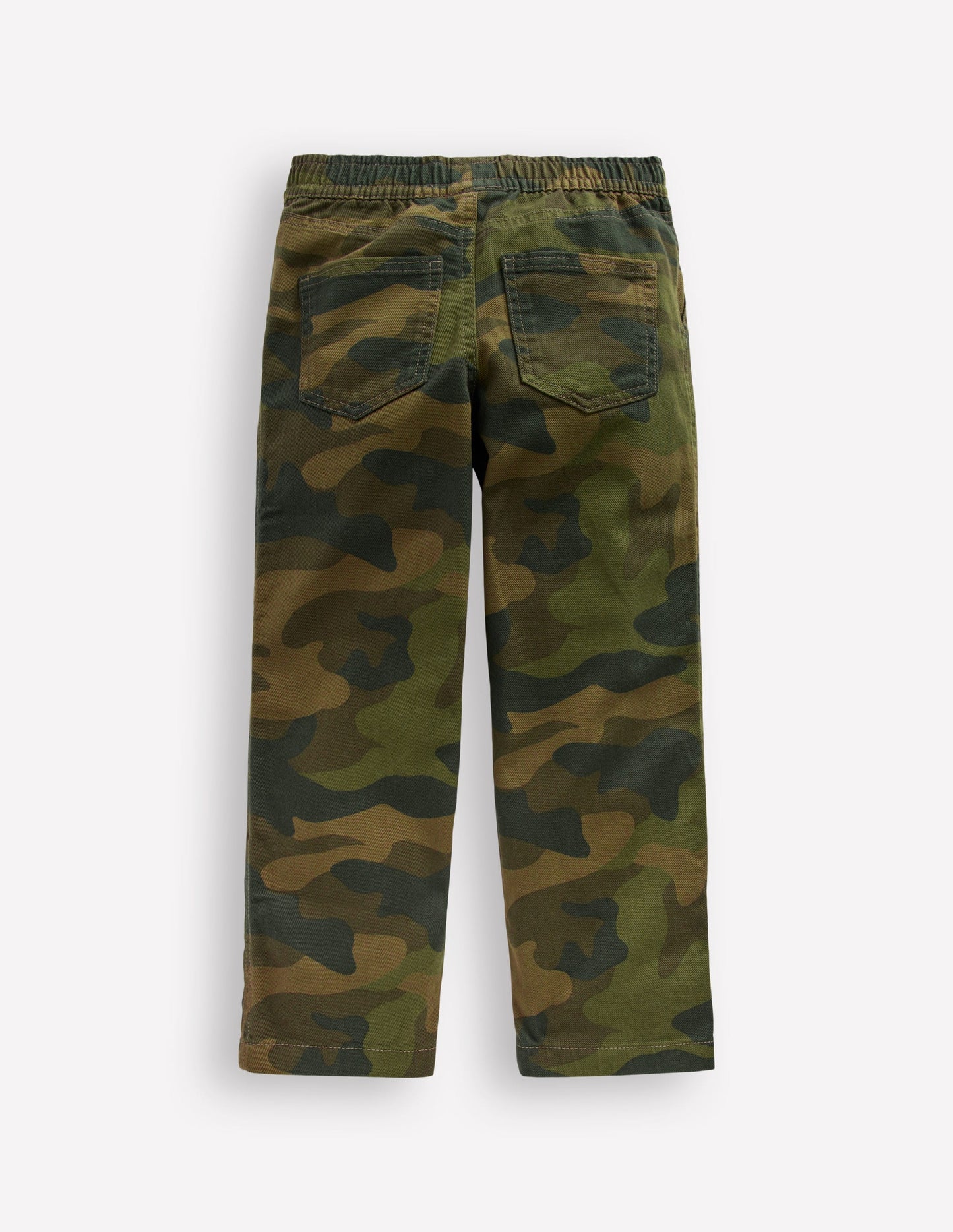 Pantalon à enfiler en coton-Camouflage