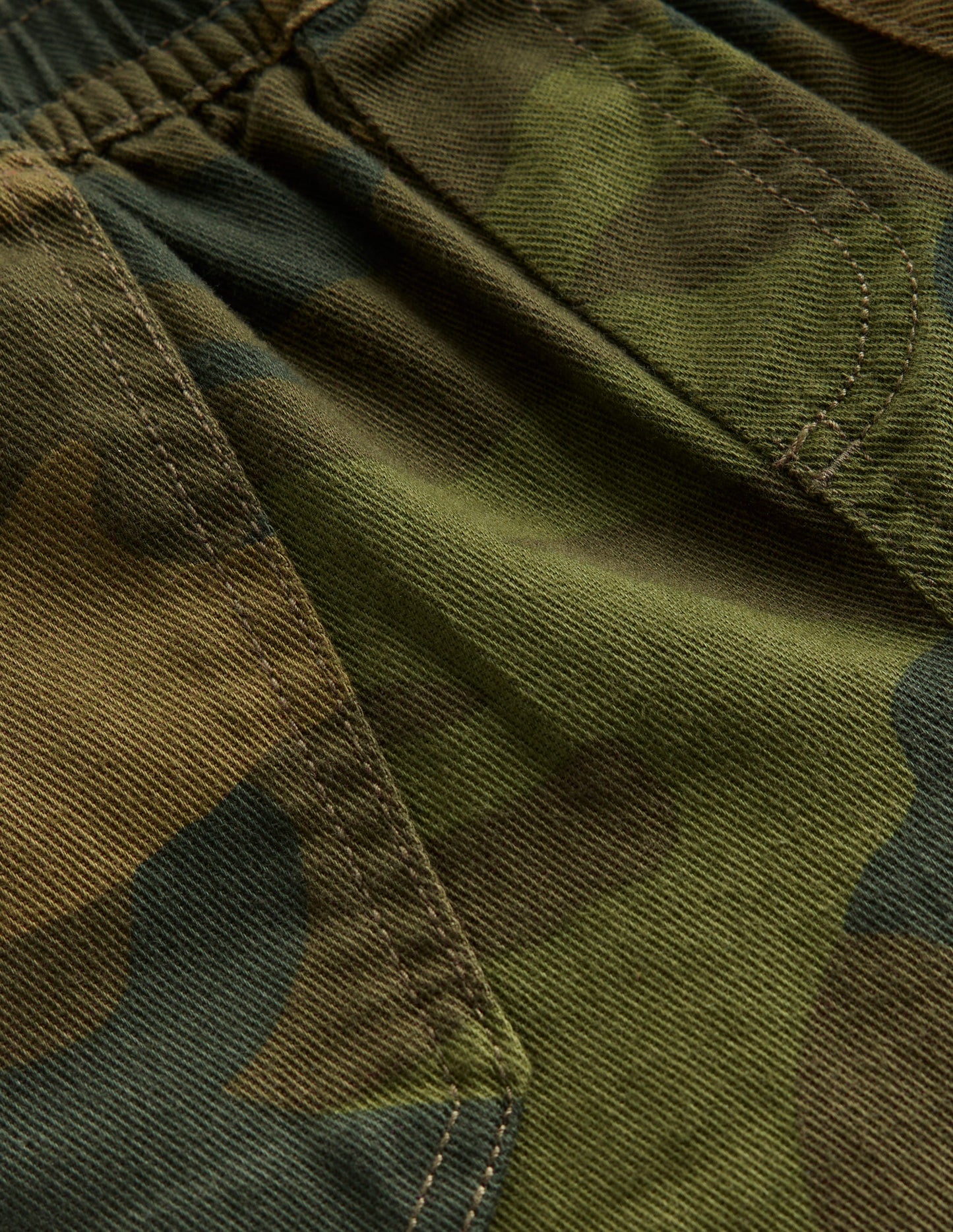 Pantalon à enfiler en coton-Camouflage