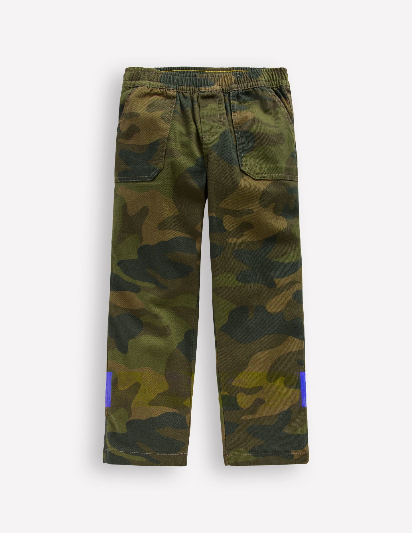 Pantalon à enfiler en coton-Camouflage
