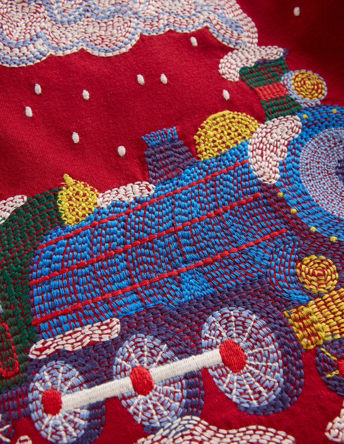 Langarmshirt mit Superstitch-Design-Chili-Pfeffer Polarexpress