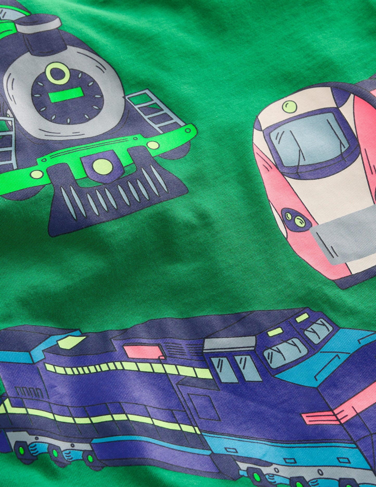Langarmshirt mit Druck-Kieferngrün Züge
