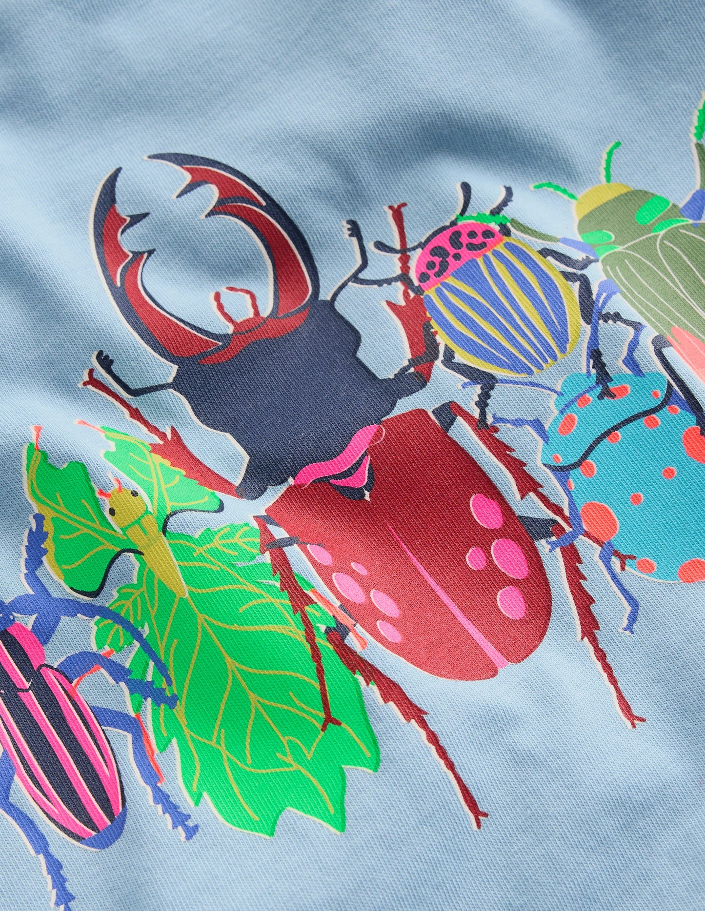 Riso Langarmshirt-Gletscherblau Käfer