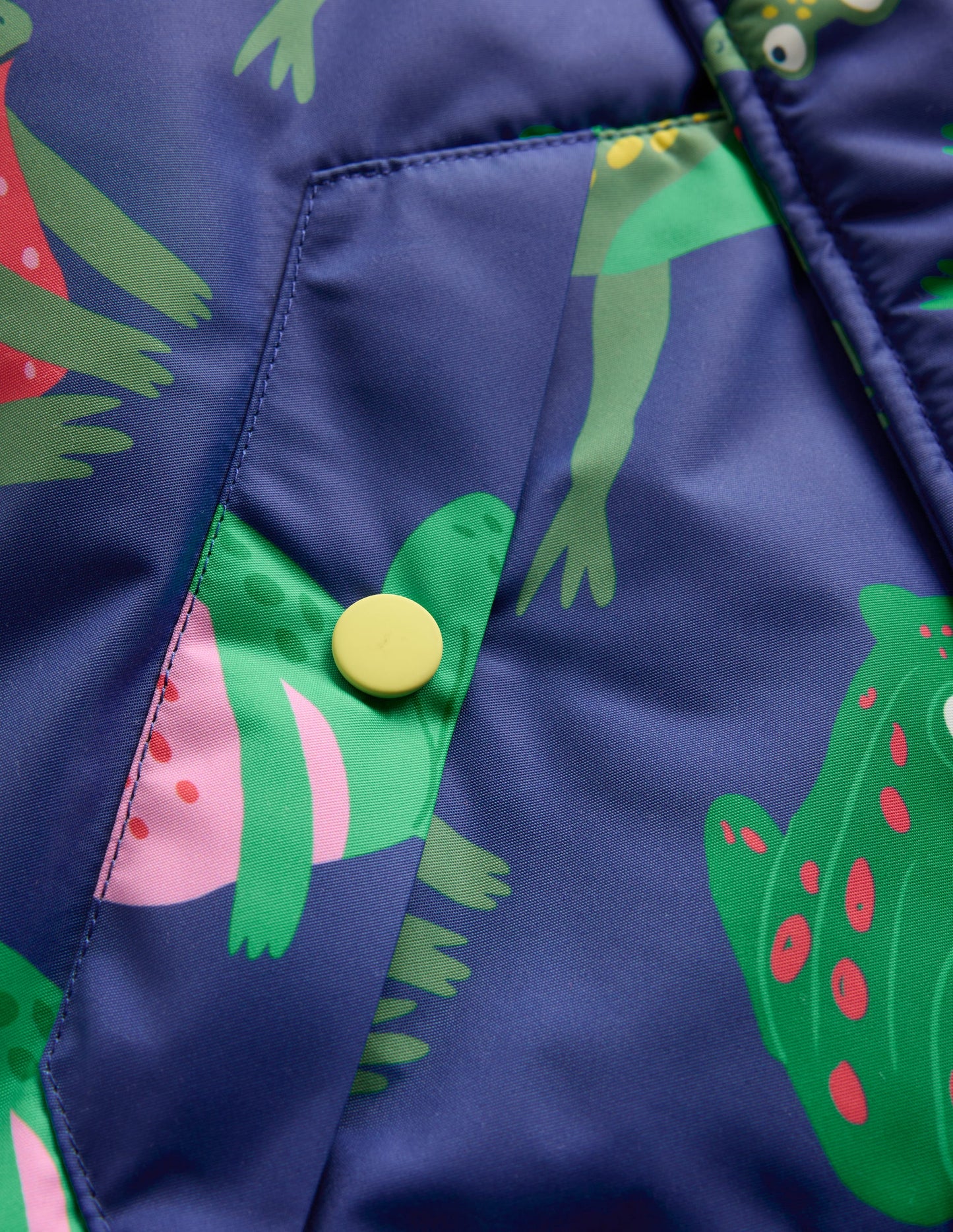 Anorak mit Teddyfellfutter-Dämmerlicht Frösche