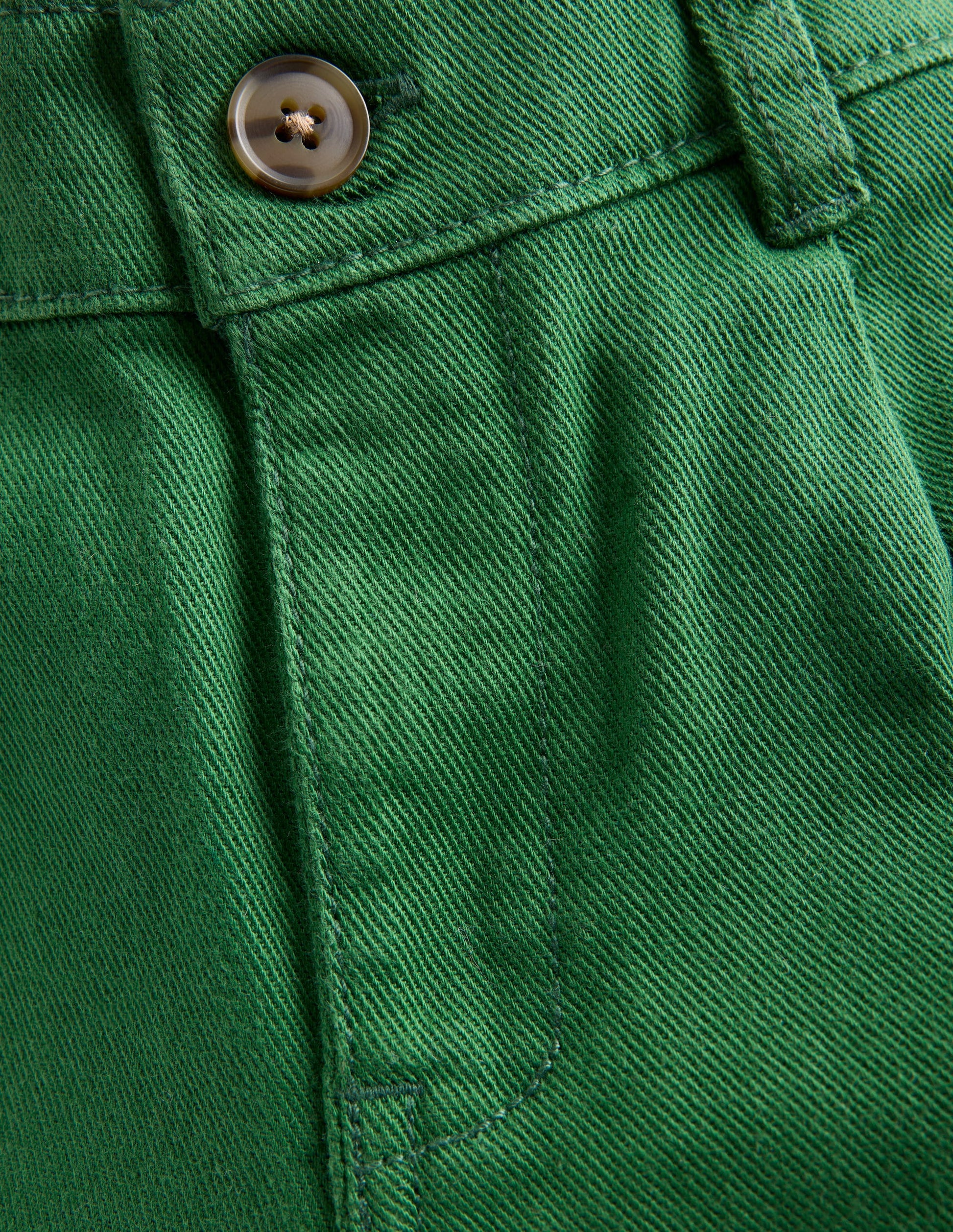 Hose mit geradem Bein für den Alltag-Kieferngrün Twill-5