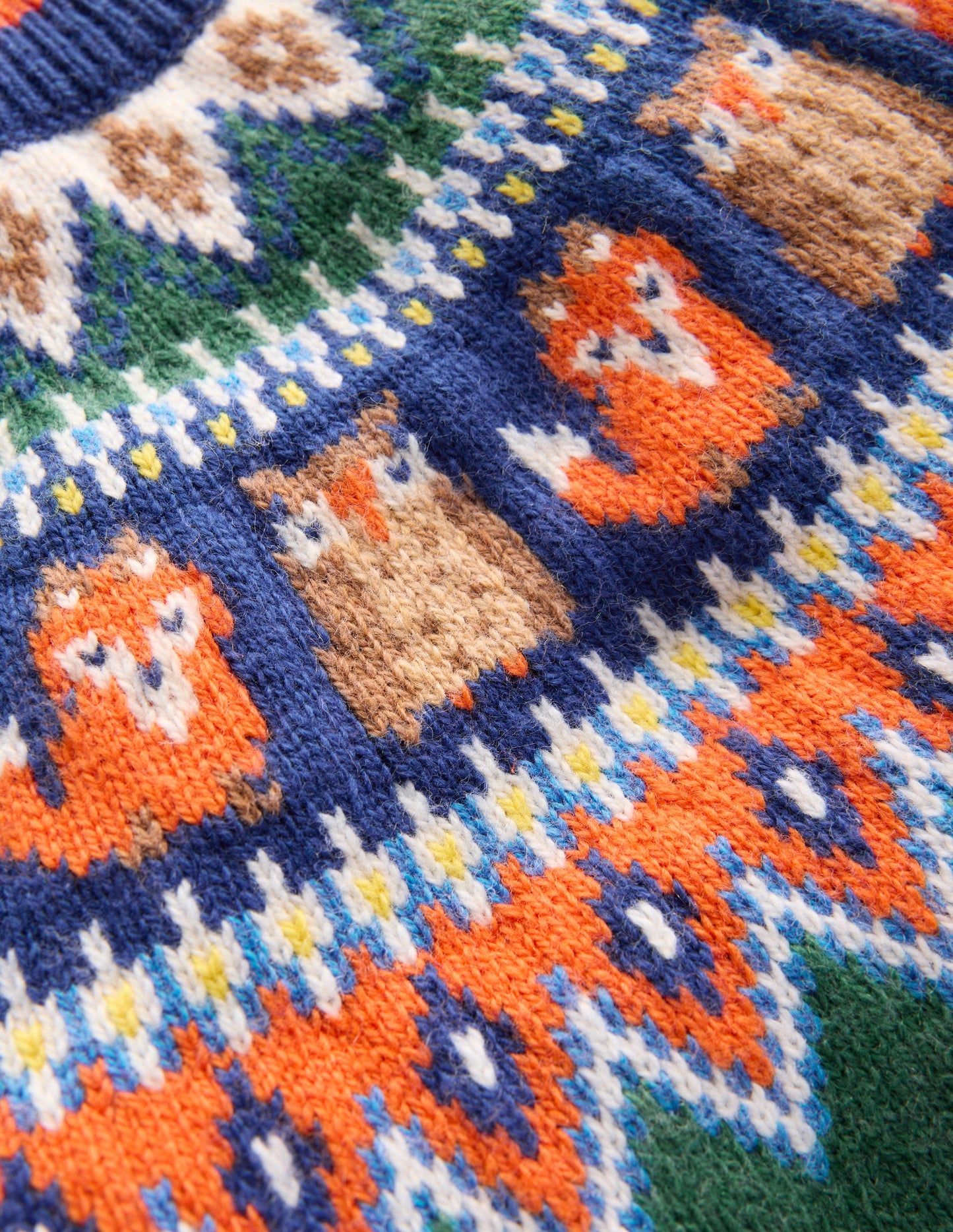 Fair-Isle-Pullover-Juwelengrün Wald