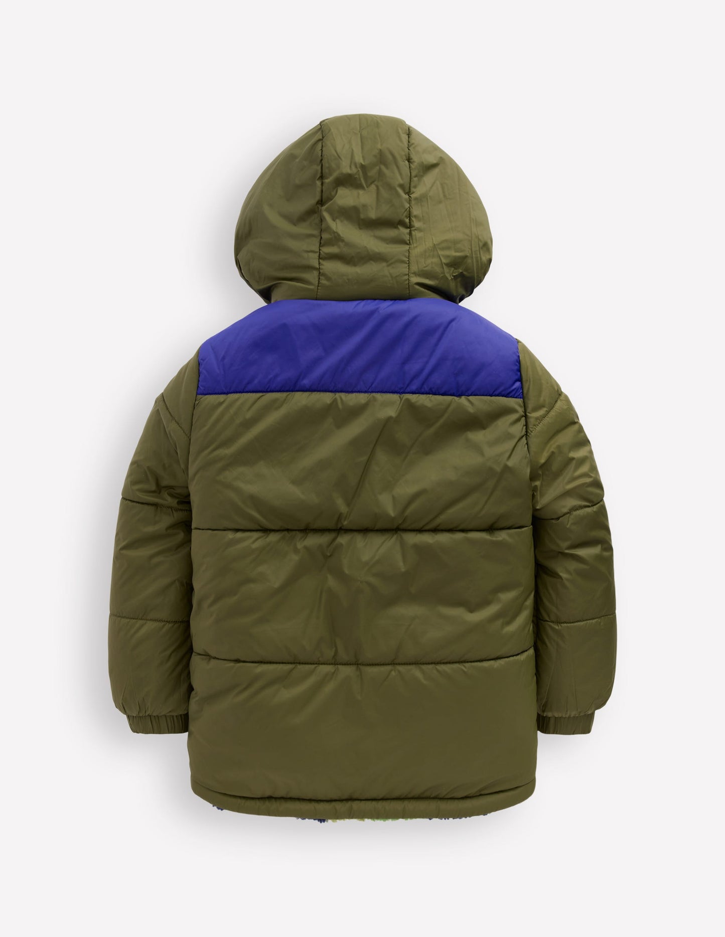 Veste réversible en borg cosy-Camouflage vert