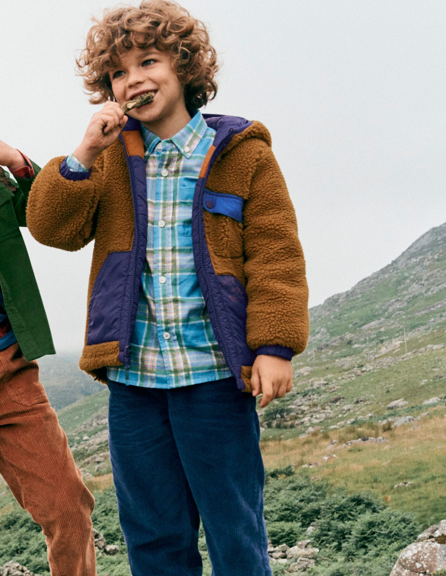 Kuschelige Teddyfelljacke zum Wenden-Braun Teddyfell