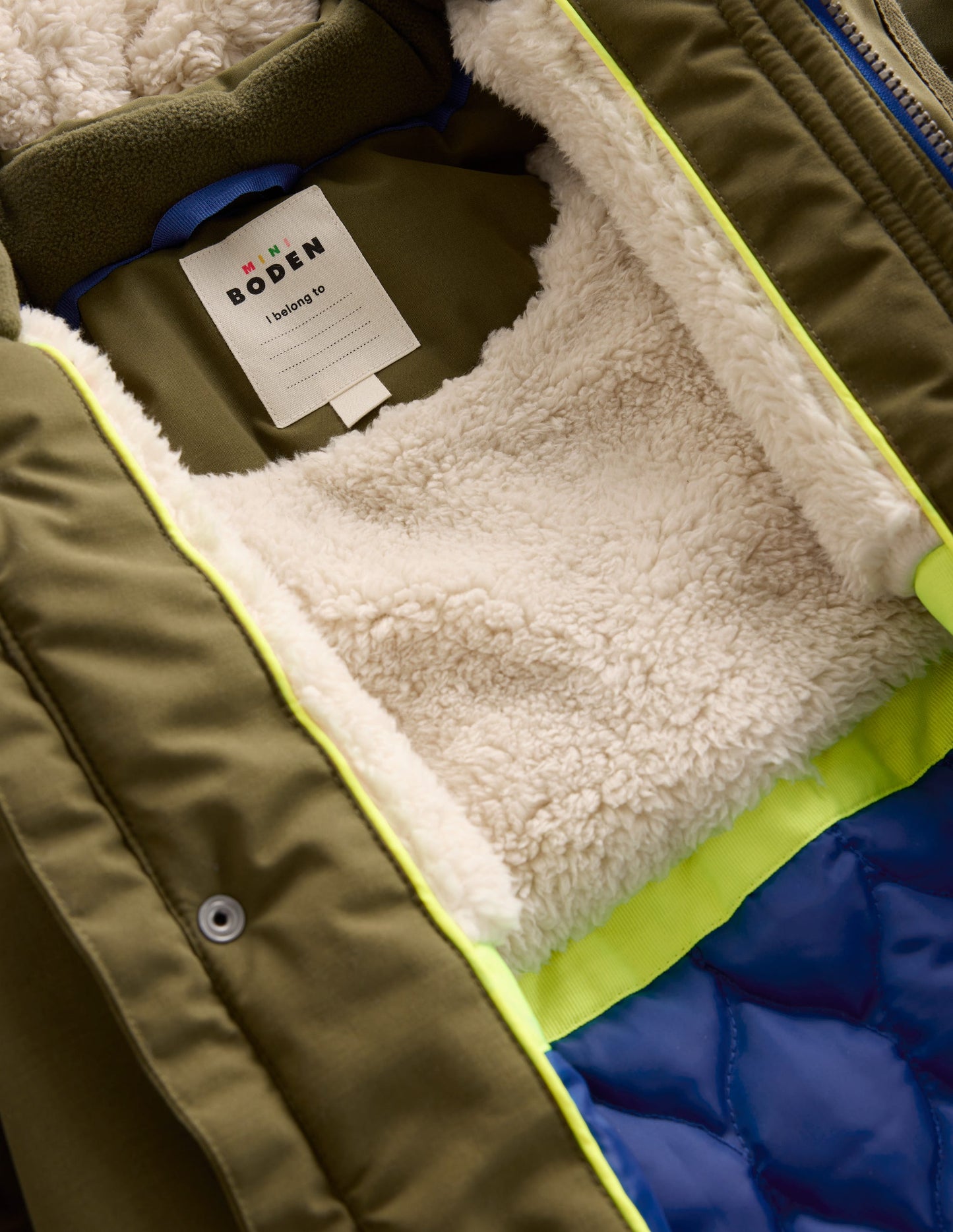 Wasserdichter Parka-Waldgrün
