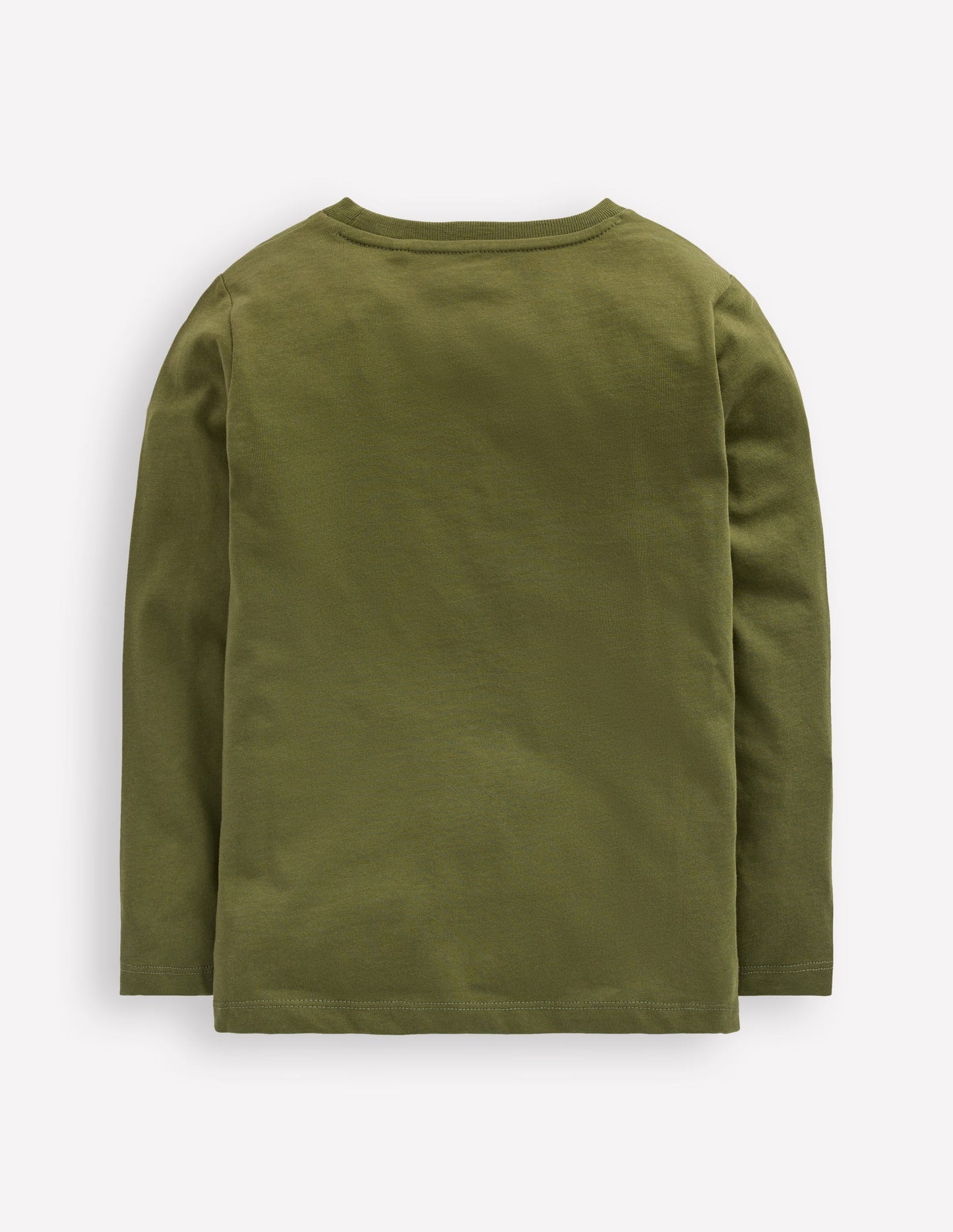 T-shirt phosphorescent à manches longues-Squelettes de dinosaure mousse hivernale