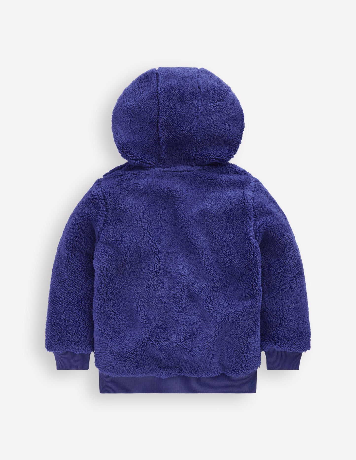 Fleece-Kapuzenjacke mit Halbreißverschluss-Steuerbordblau