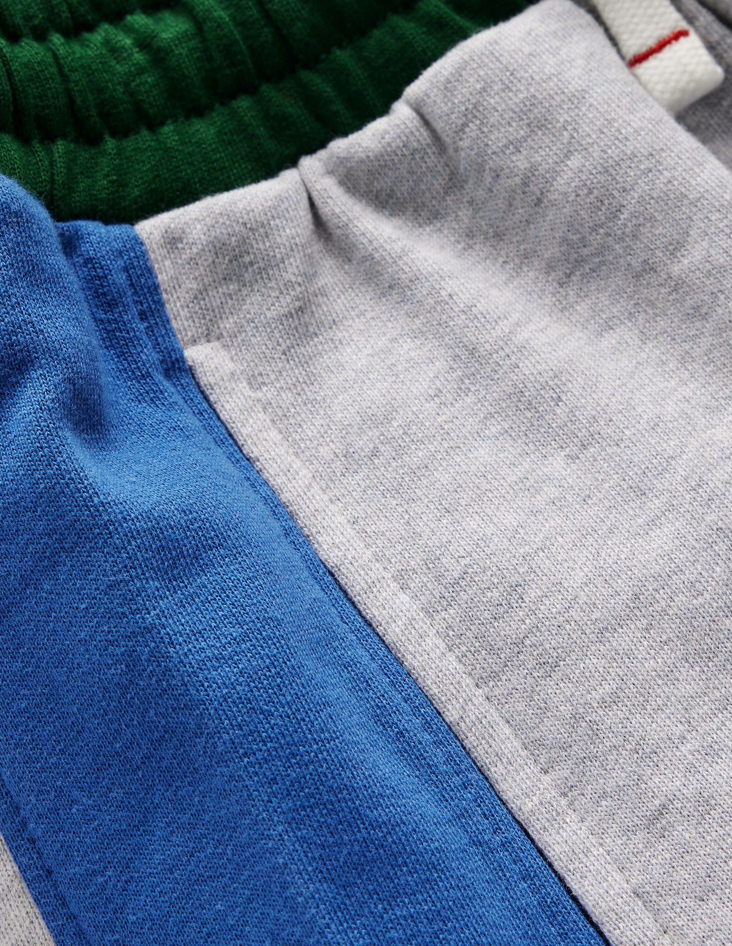 Jogginghose in Blockfarben mit Bündchen-Grau mit Blockfarben