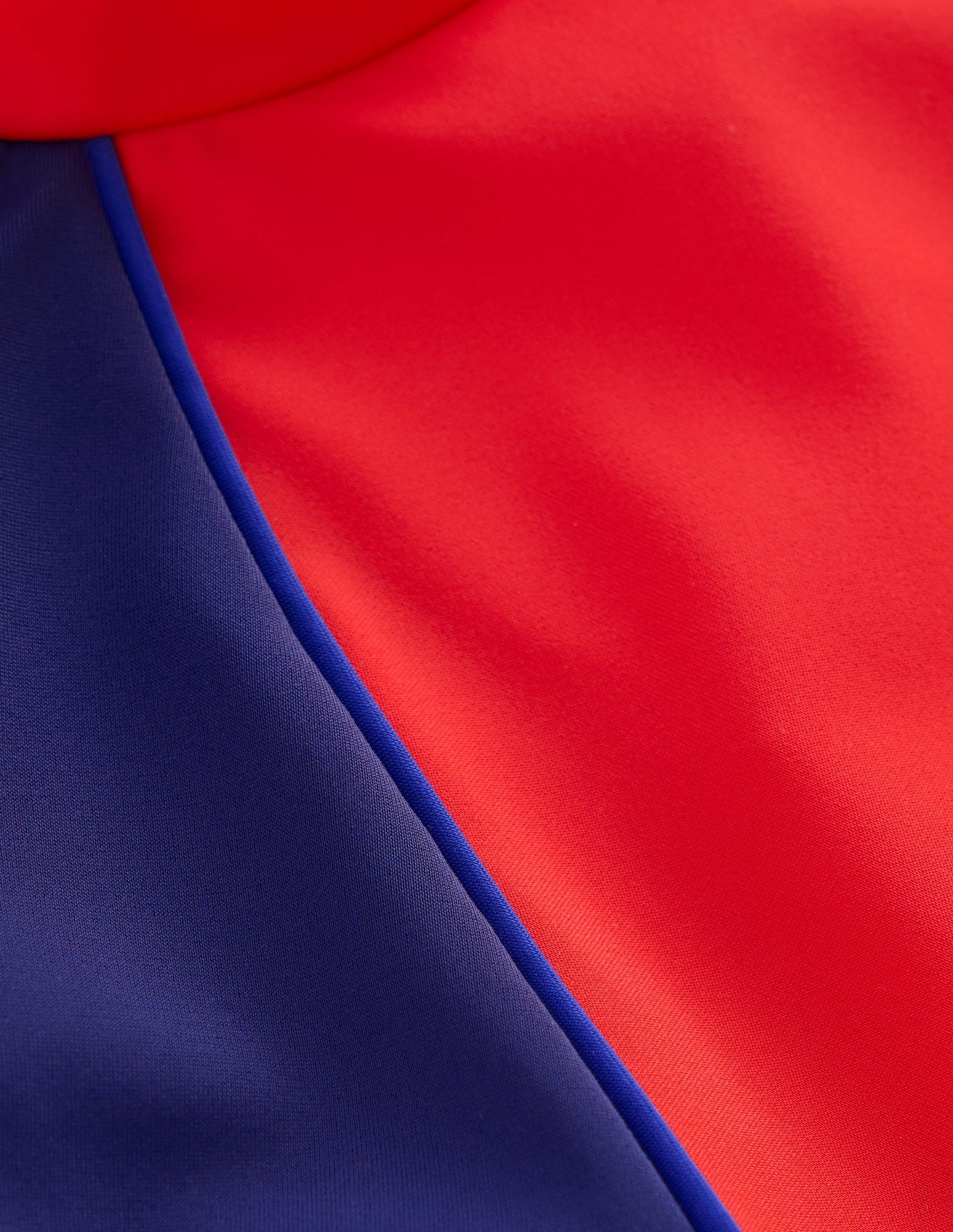 Rash Top in Blockfarben-Mohnblumenrot