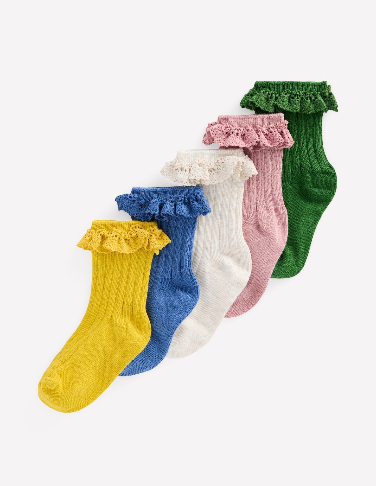 Baby-Rüschensocken im 5er-Pack-Bunt