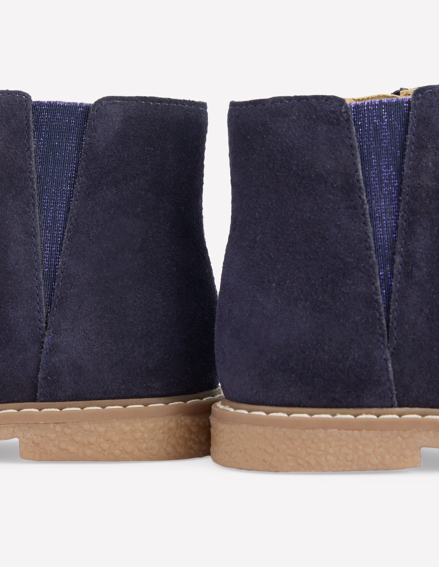 Wildleder-Stiefeletten-Schuluniform-Marineblau