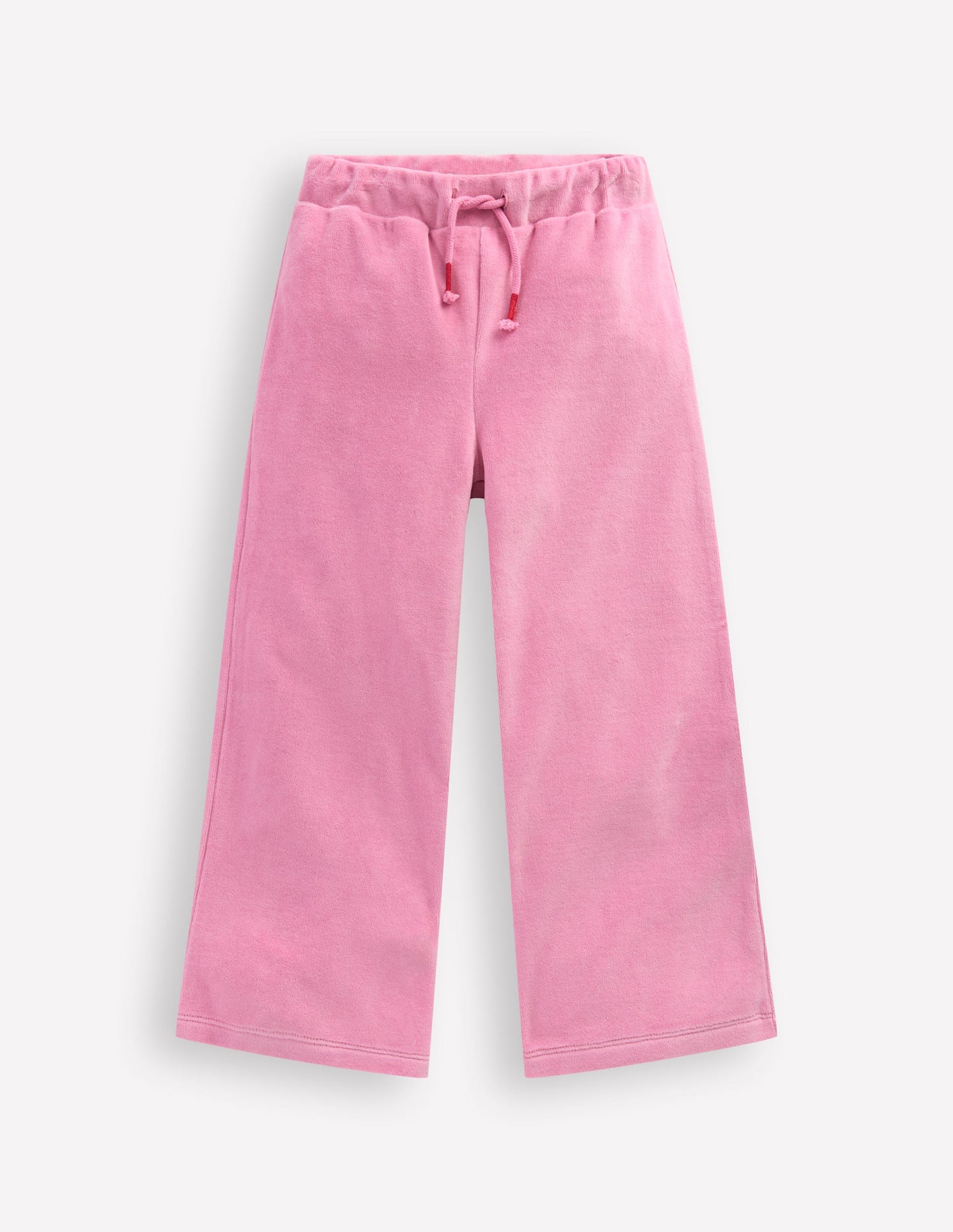 Samt-Jogginghose mit Herztasche-Kirschblütenrosa